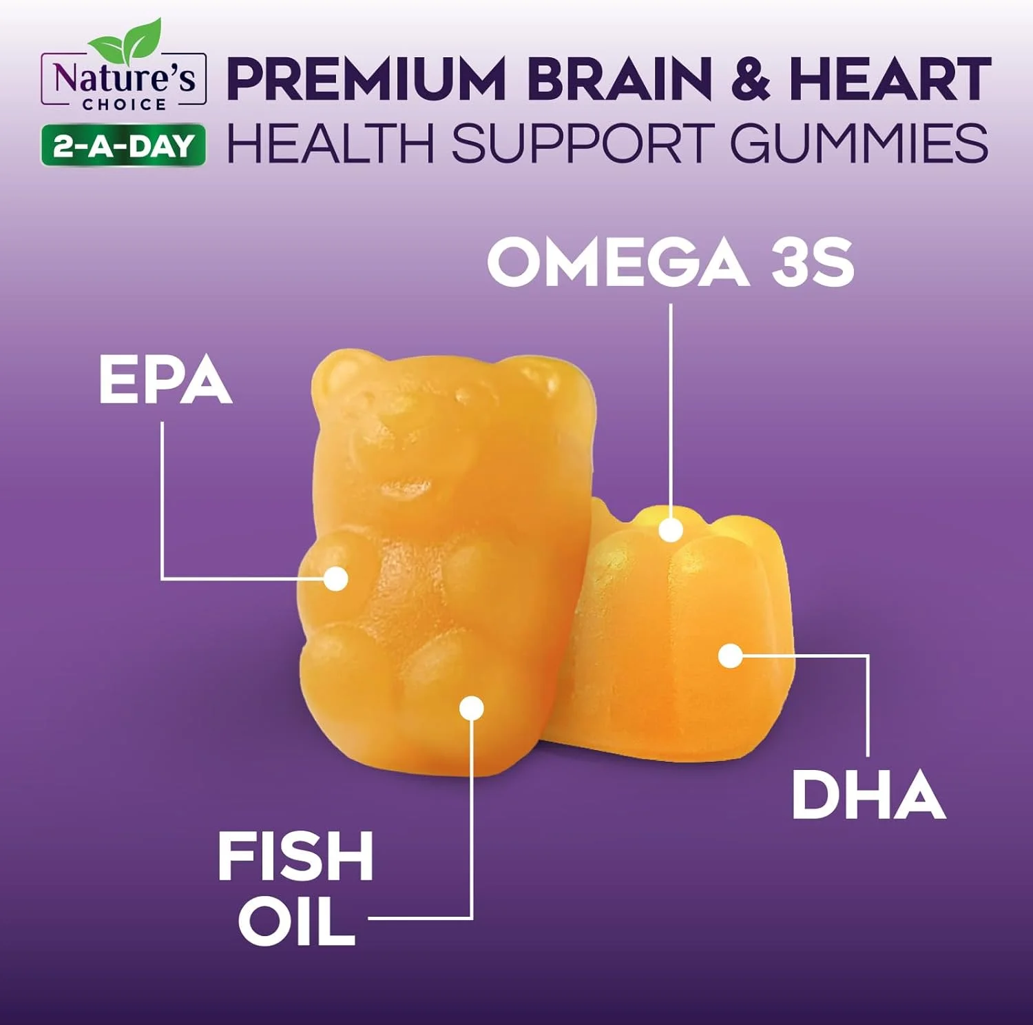 پاستیل روغن ماهی امگا 3، امگا 3 با قدرت مضاعف به همراه DHA و EPA، پشتیبانی از قلب، مفاصل و مغز، مکمل روغن ماهی امگا 3 با طعم پرتقال برای آقایان و بانوان - 120 پاستیل