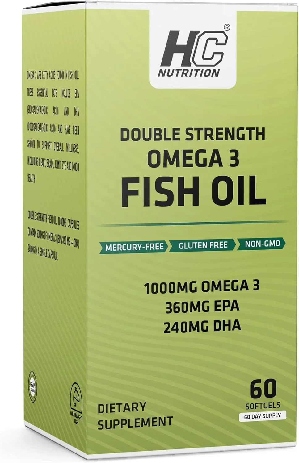 روغن ماهی امگا 3 با دو برابر قدرت HC Nutrition روغن ماهی امگا 3 با دو برابر قدرت HC Nutrition