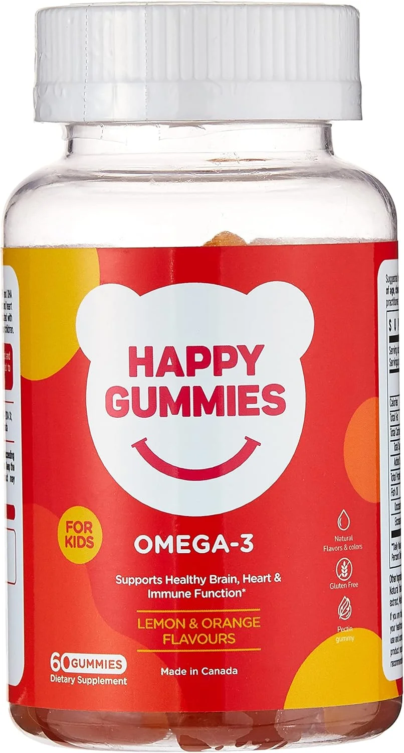 پاستیل امگا 3 هپی گامی 60 عددی پاستیل امگا 3 هپی گامی 60 عددی