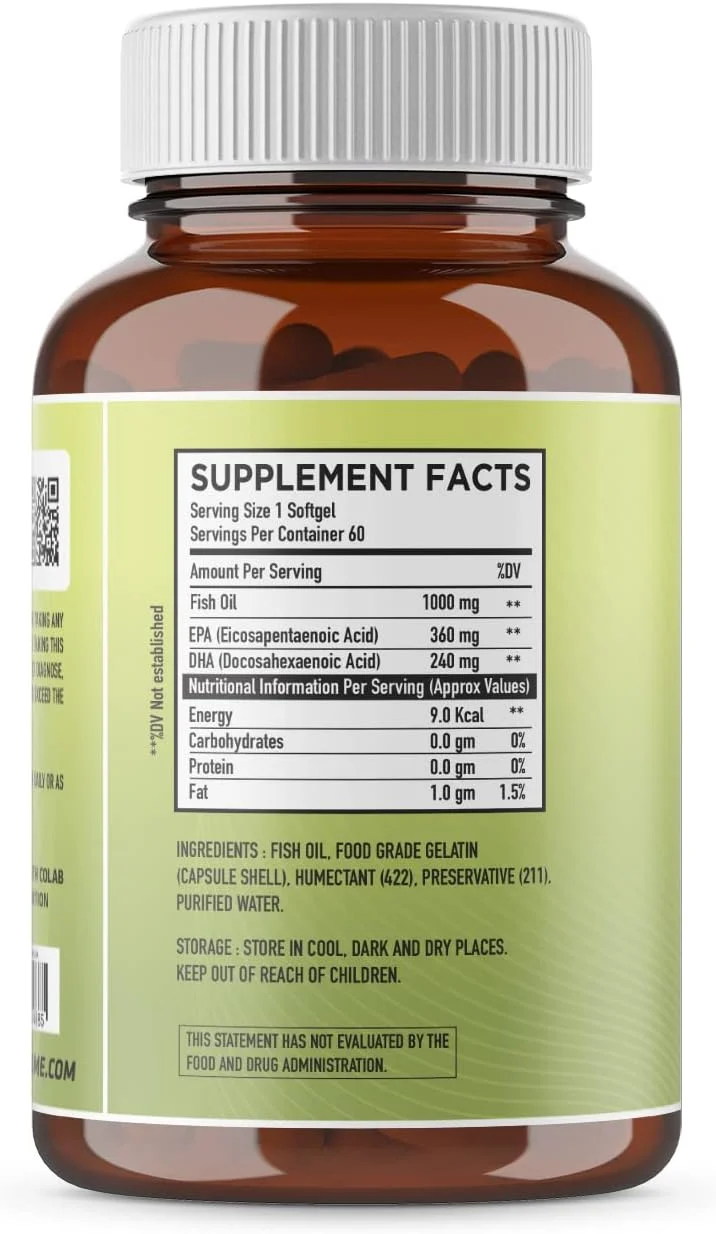 روغن ماهی امگا 3 با دو برابر قدرت HC Nutrition