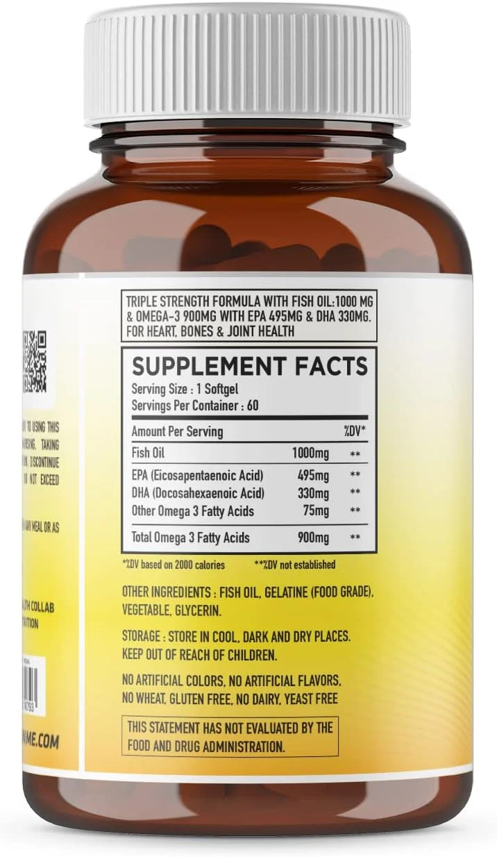 امگا 3 با قدرت سه برابر - 60 سافت ژل امگا 3 با قدرت سه برابر - 60 سافت ژل