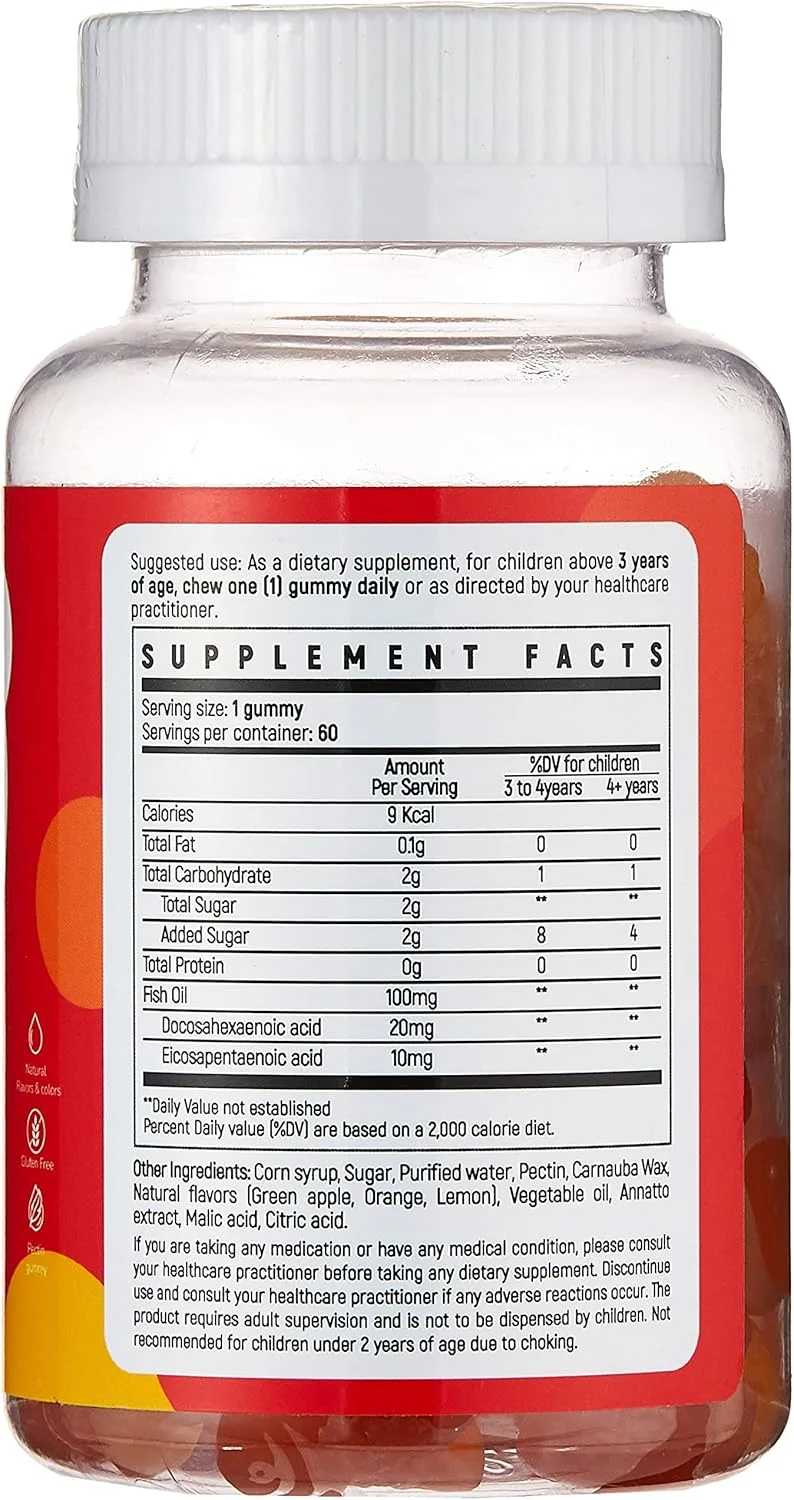 پاستیل امگا 3 هپی گامی 60 عددی