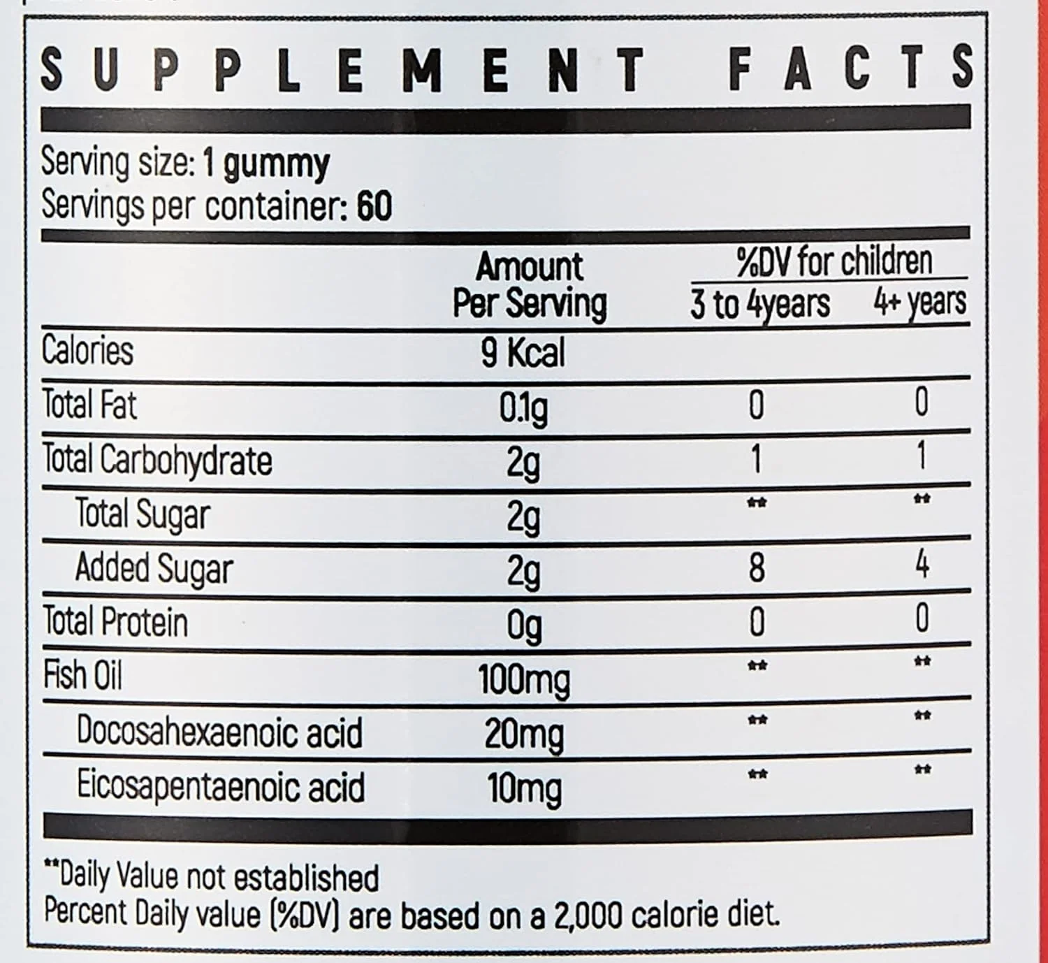 پاستیل امگا 3 هپی گامی 60 عددی