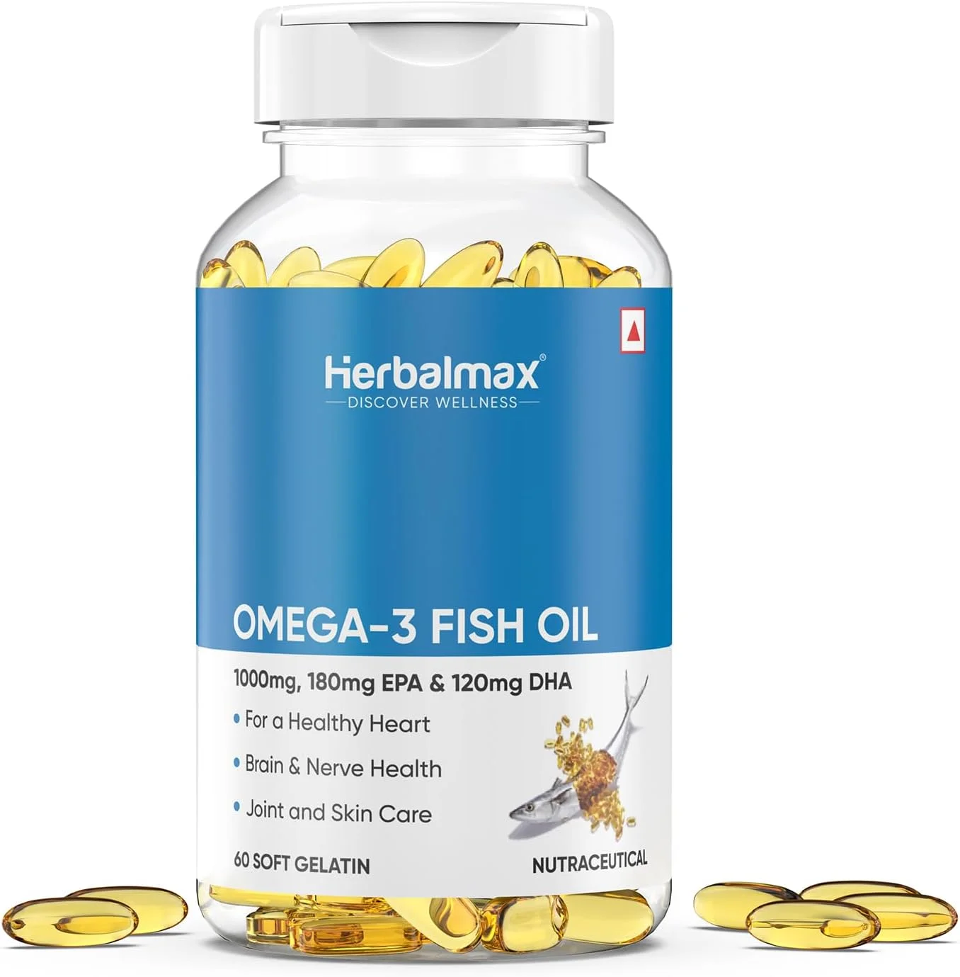 کپسول روغن ماهی امگا 3 گیاهی برای آقایان و بانوان (1000 میلی گرم امگا 3 با 180 میلی گرم EPA و 120 میلی گرم DHA)، برای سلامت مغز، قلب، چشم و مفاصل، 60 کپسول روغن ماهی امگا 3 کپسول روغن ماهی امگا 3 گیاهی برای آقایان و بانوان (1000 میلی گرم امگا 3 با 180 میلی گرم EPA و 120 میلی گرم DHA)، برای سلامت مغز، قلب، چشم و مفاصل، 60 کپسول روغن ماهی امگا 3