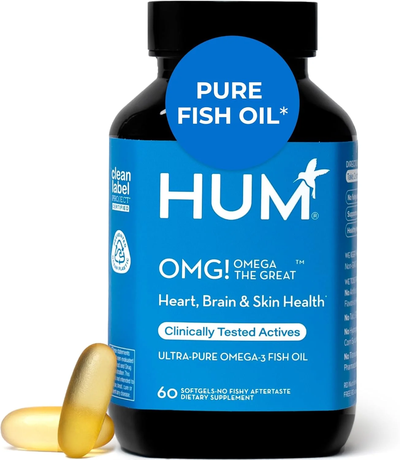 مکمل روغن ماهی امگا 3 امگا دِ گریت - حاوی DHA، EHA و ویتامین E برای حمایت از رنگ پوست روشن و یکنواخت - فاقد گلوتن و غیر تراریخته (60 سافت ژل) مکمل روغن ماهی امگا 3 امگا دِ گریت - حاوی DHA، EHA و ویتامین E برای حمایت از رنگ پوست روشن و یکنواخت - فاقد گلوتن و غیر تراریخته (60 سافت ژل)