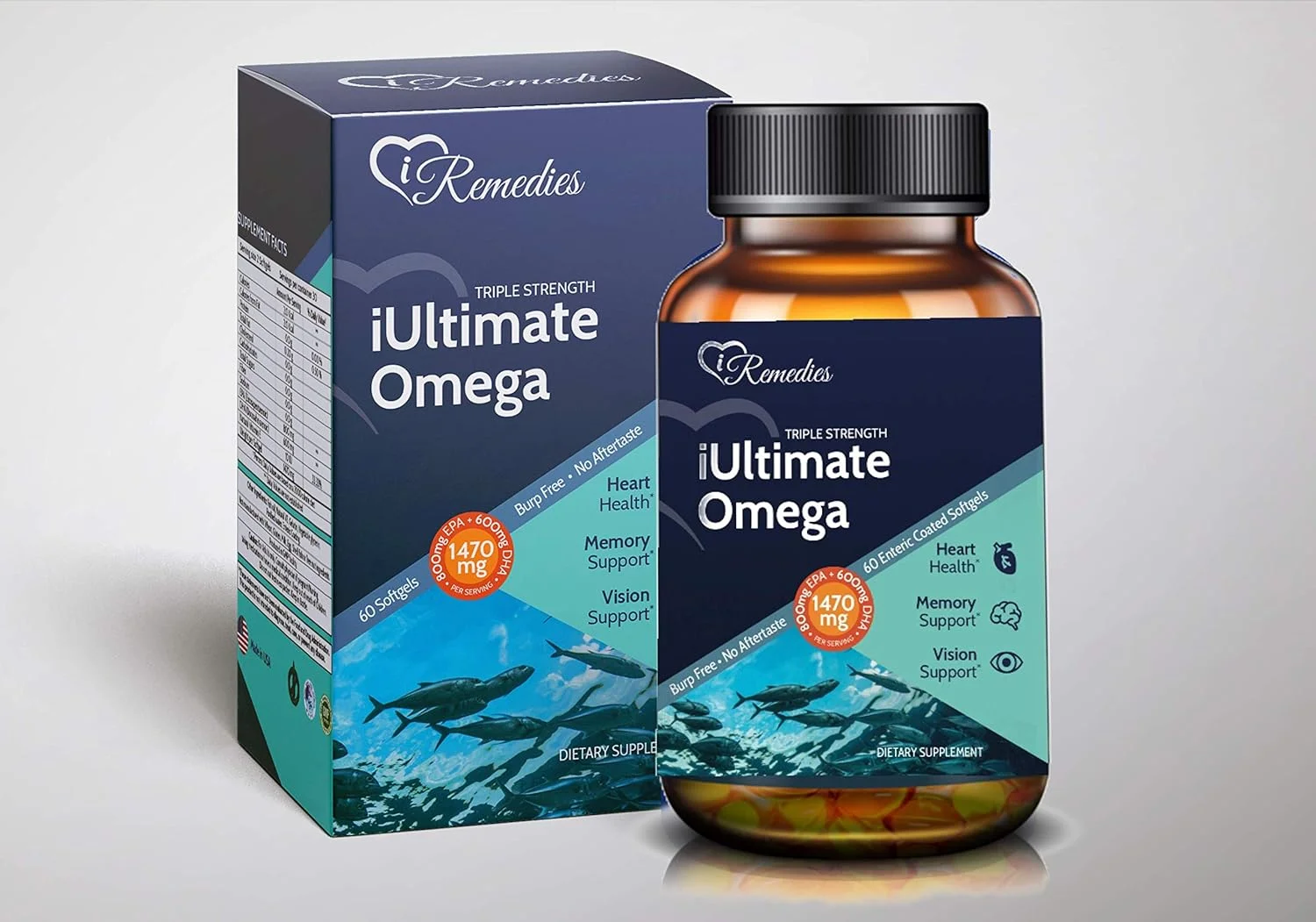 آی-آلتیمیت امگا 120 عددی آی-رمیدیز آی-آلتیمیت امگا 120 عددی آی-رمیدیز