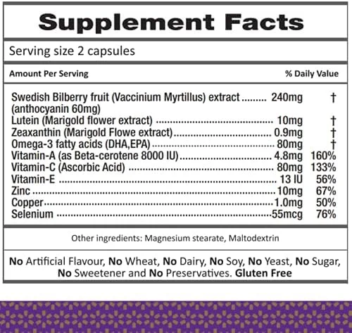 مکمل تقویت بینایی iRemedies iVision Boost - حاوی لوتئین، زآگزانتین و آنتی اکسیدان ها برای پشتیبانی از بینایی - 60 کپسول