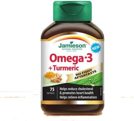 جیمسون امگا 3 + زردچوبه، 75 سافت ژل جیمسون امگا 3 + زردچوبه، 75 سافت ژل