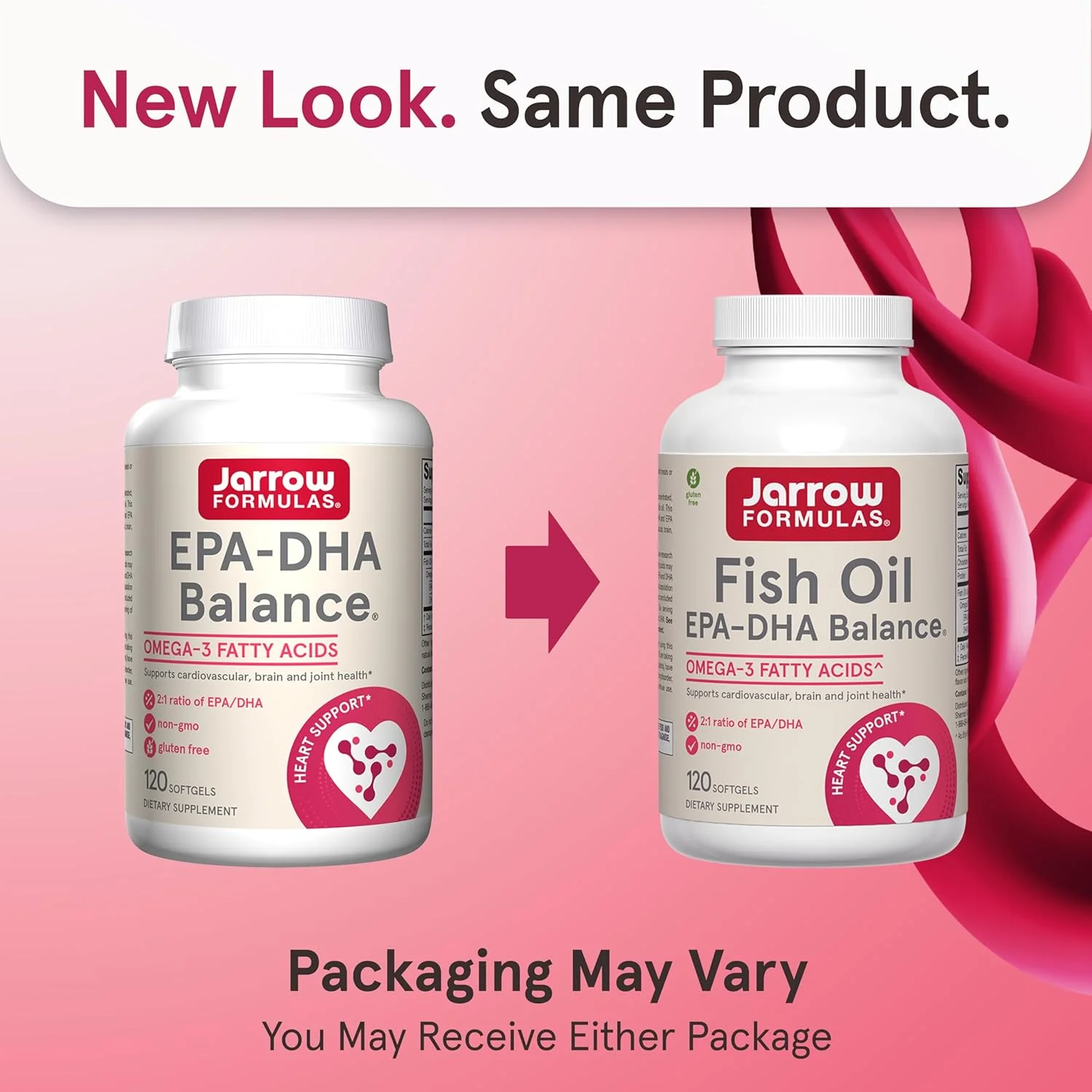 Jarrow Formulas® EPA-DHA Balance®، 1200 میلی گرم اسیدهای چرب امگا 3 برای پشتیبانی از سلامت قلب و عروق، 120 سافت ژل، تامین 60 روزه