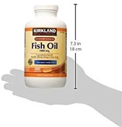 روغن ماهی غلیظ شده Kirkland Signature hgar، بسته 2 عددی، 400 عدد (بسته 2 تایی) روغن ماهی غلیظ شده Kirkland Signature hgar، بسته 2 عددی، 400 عدد (بسته 2 تایی)