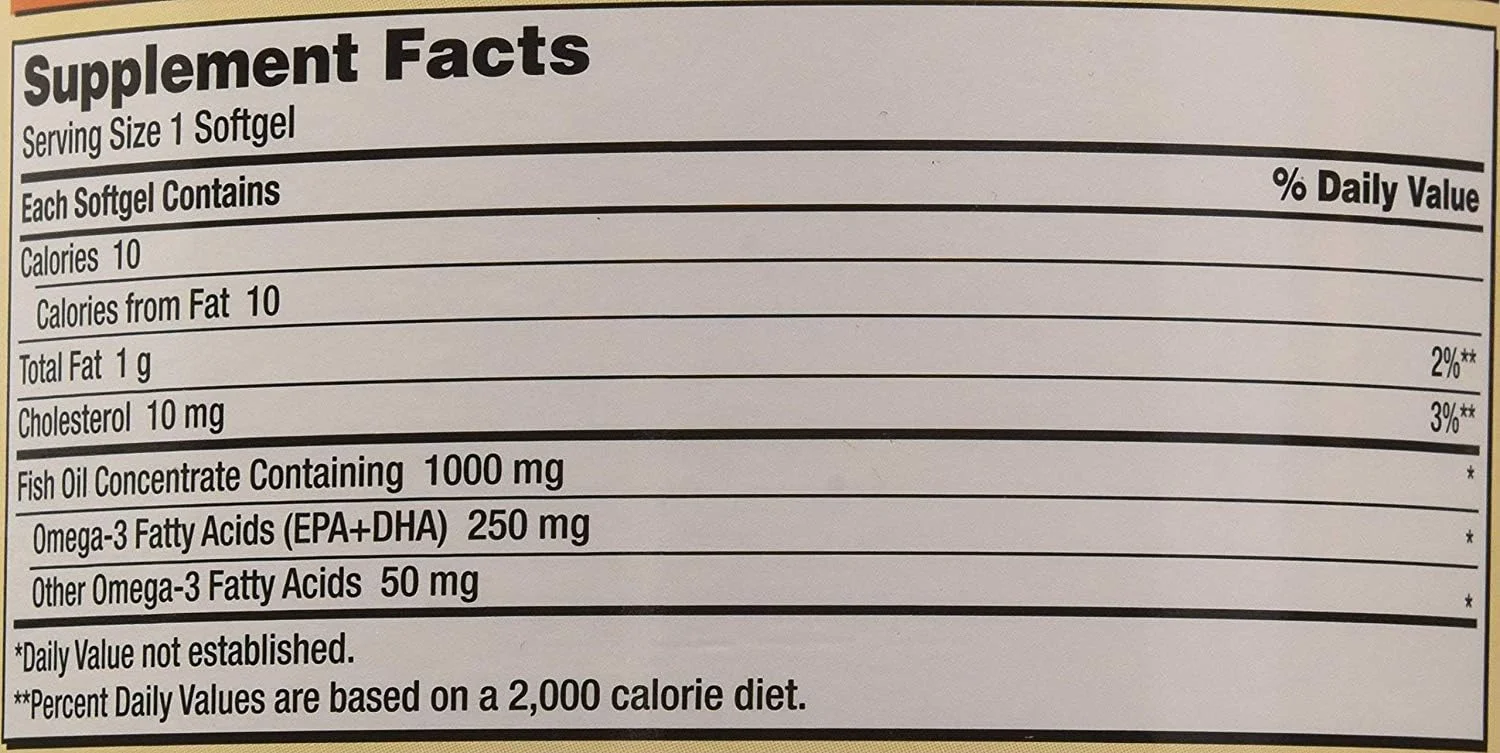 روغن ماهی غلیظ شده Kirkland Signature hgar، بسته 2 عددی، 400 عدد (بسته 2 تایی) روغن ماهی غلیظ شده Kirkland Signature hgar، بسته 2 عددی، 400 عدد (بسته 2 تایی)