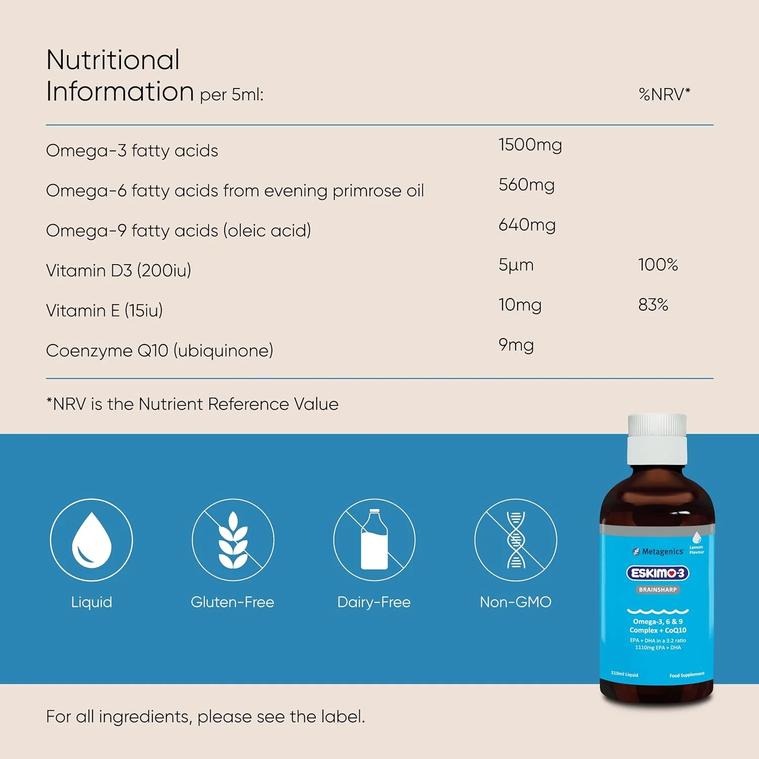 اسکیمو برین شارپ 210 میلی لیتر