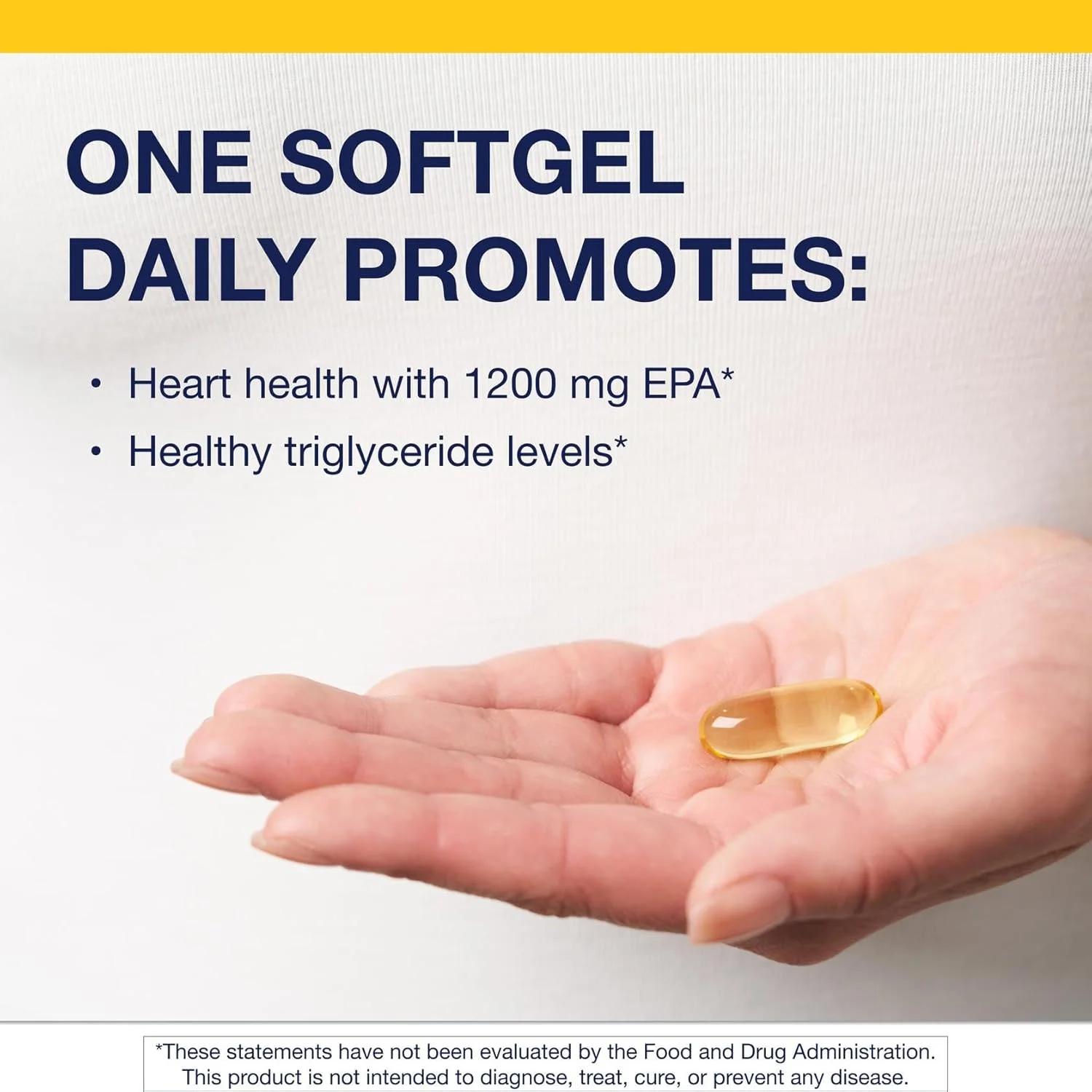 متاژنیکس امگاژنیکس روغن ماهی EPA 1200 میلی گرم - مکمل روغن ماهی امگا 3 - برای سلامت قلب و سیستم ایمنی* - مکمل روغن ماهی EPA - 90 کپسول