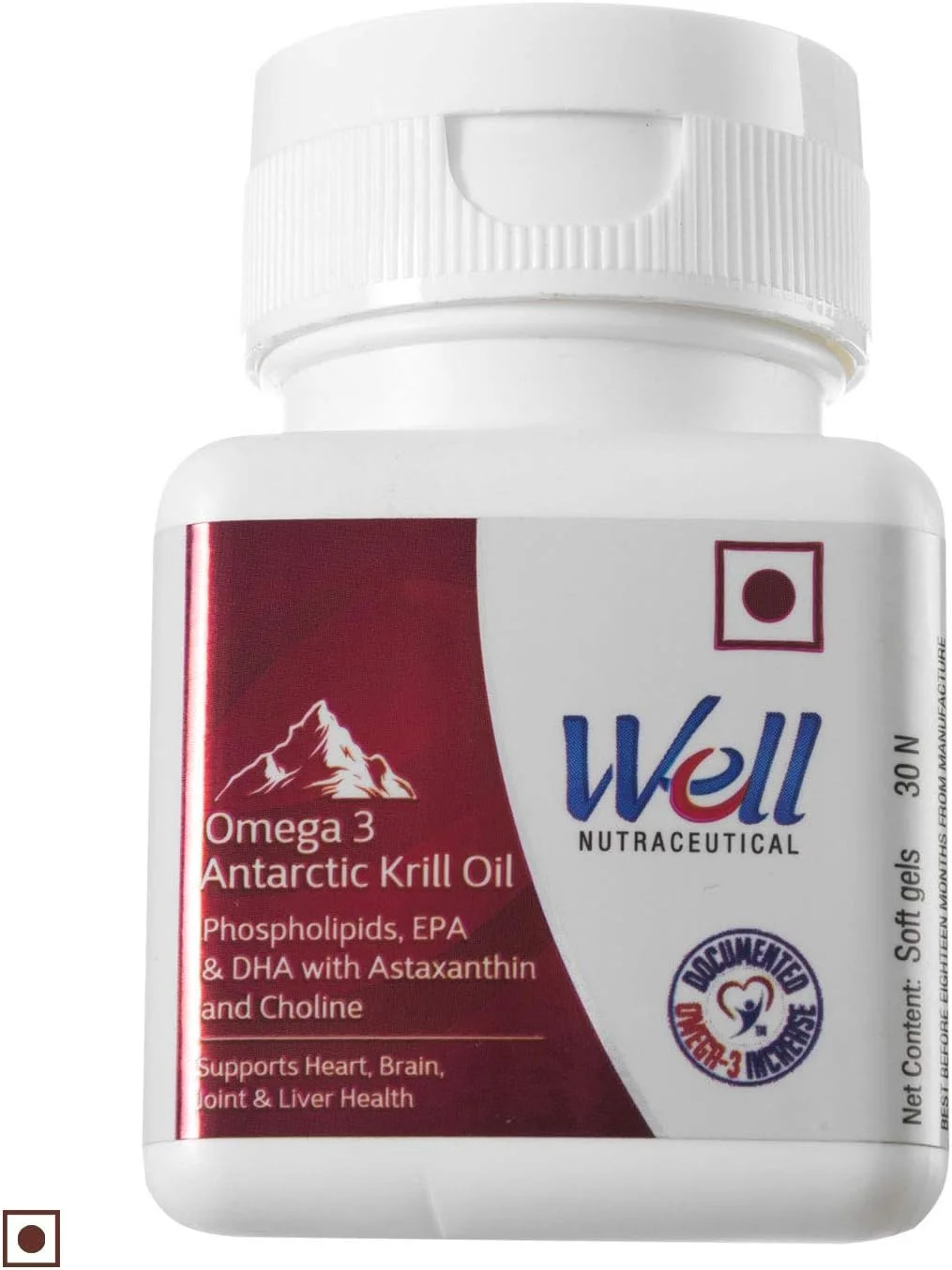 روغن کریل قطب جنوب امگا 3 Well Modicare، پشتیبانی از سلامت قلب، مغز، مفاصل و کبد (30 سافت ژل)