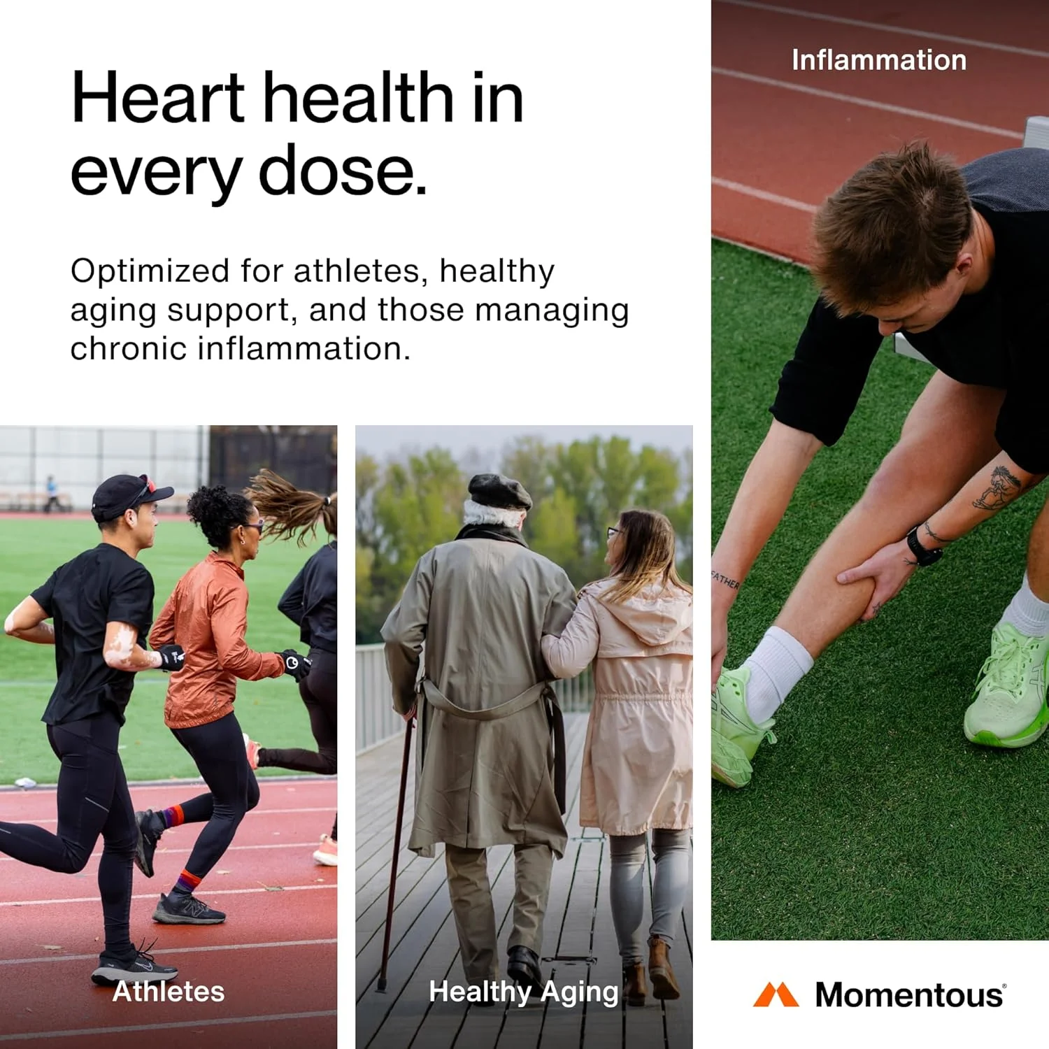 مکمل روغن ماهی امگا 3 روزانه مومنتوس 1500 میلی گرمی حاوی EPA و DHA - دارای گواهی NSF برای ورزش