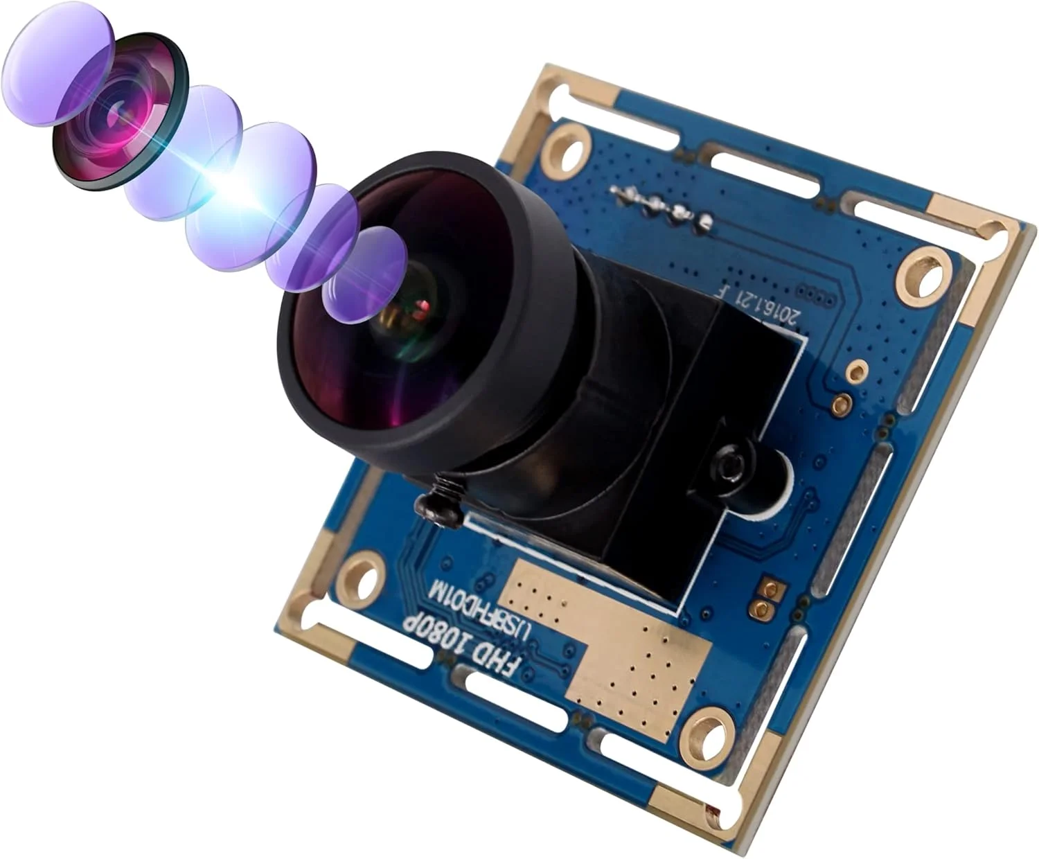 ماژول دوربین USB با سرعت 100 فریم بر ثانیه، وب کم چشم ماهی 1080p، دوربین تحت وب 2 مگاپیکسلی FHD CMOS OV2710، دوربین تحت وب پرسرعت تعبیه شده، ماژول برد دوربین چشم ماهی 170 درجه با سرعت بالا 30 فریم بر ثانیه 60 فریم بر ثانیه پشتیبانی از IR CUT برای ویندوز، مک، رزبری پای