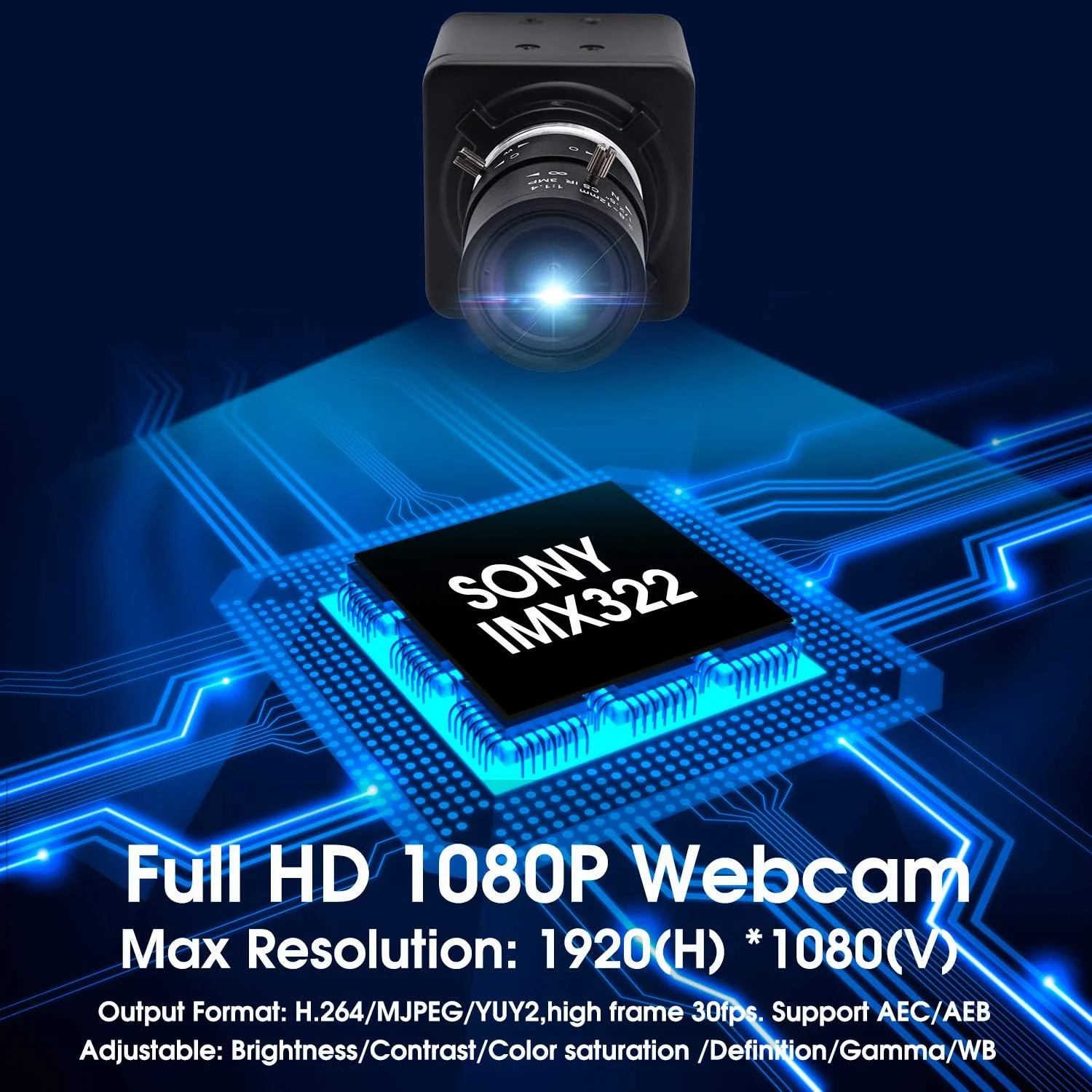 دوربین USB مدل SVPRO 1080P با لنز واریفوکال زوم 2.8-12 میلیمتری، فوکوس دستی، سنسور IMX323، وبکم زوم با نور کم، دوربین کامپیوتر خارجی USB با قابلیت اتصال و پخش آسان برای کامپیوتر شخصی و لپتاپ، پشتیبانی از H.264 دوربین USB مدل SVPRO 1080P با لنز واریفوکال زوم 2.8-12 میلیمتری، فوکوس دستی، سنسور IMX323، وبکم زوم با نور کم، دوربین کامپیوتر خارجی USB با قابلیت اتصال و پخش آسان برای کامپیوتر شخصی و لپتاپ، پشتیبانی از H.264