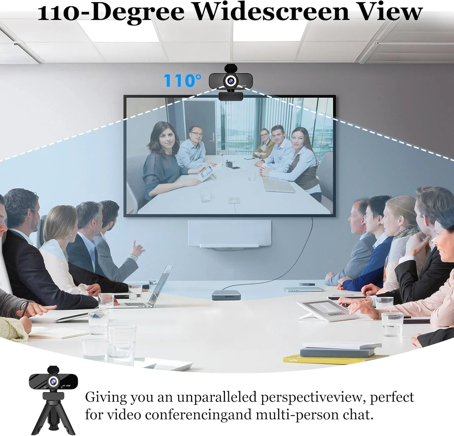 وب کم HD 1080P برای کامپیوتر با فوکوس خودکار و میکروفون حذف نویز - دوربین کامپیوتر Plug and Play برای کنفرانس ویدیویی، کلاس های آنلاین، پخش زنده - ایده آل برای کارمندان از راه دور، دانشجویان، گیمرها وب کم HD 1080P برای کامپیوتر با فوکوس خودکار و میکروفون حذف نویز - دوربین کامپیوتر Plug and Play برای کنفرانس ویدیویی، کلاس های آنلاین، پخش زنده - ایده آل برای کارمندان از راه دور، دانشجویان، گیمرها