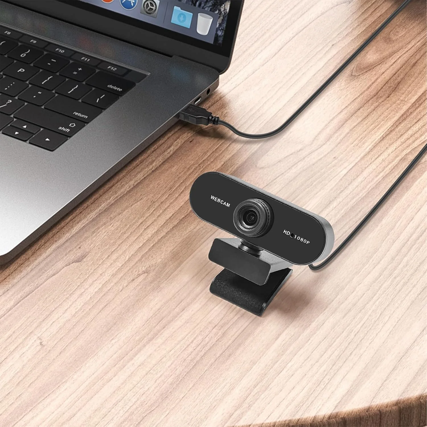 وبکم 1080P برای کامپیوتر، فوکوس خودکار PDAF، میکروفونهای دوگانه با حذف نویز هوش مصنوعی، تصحیح نور خودکار، اتصال و استفاده آسان وبکم 1080P برای کامپیوتر، فوکوس خودکار PDAF، میکروفونهای دوگانه با حذف نویز هوش مصنوعی، تصحیح نور خودکار، اتصال و استفاده آسان