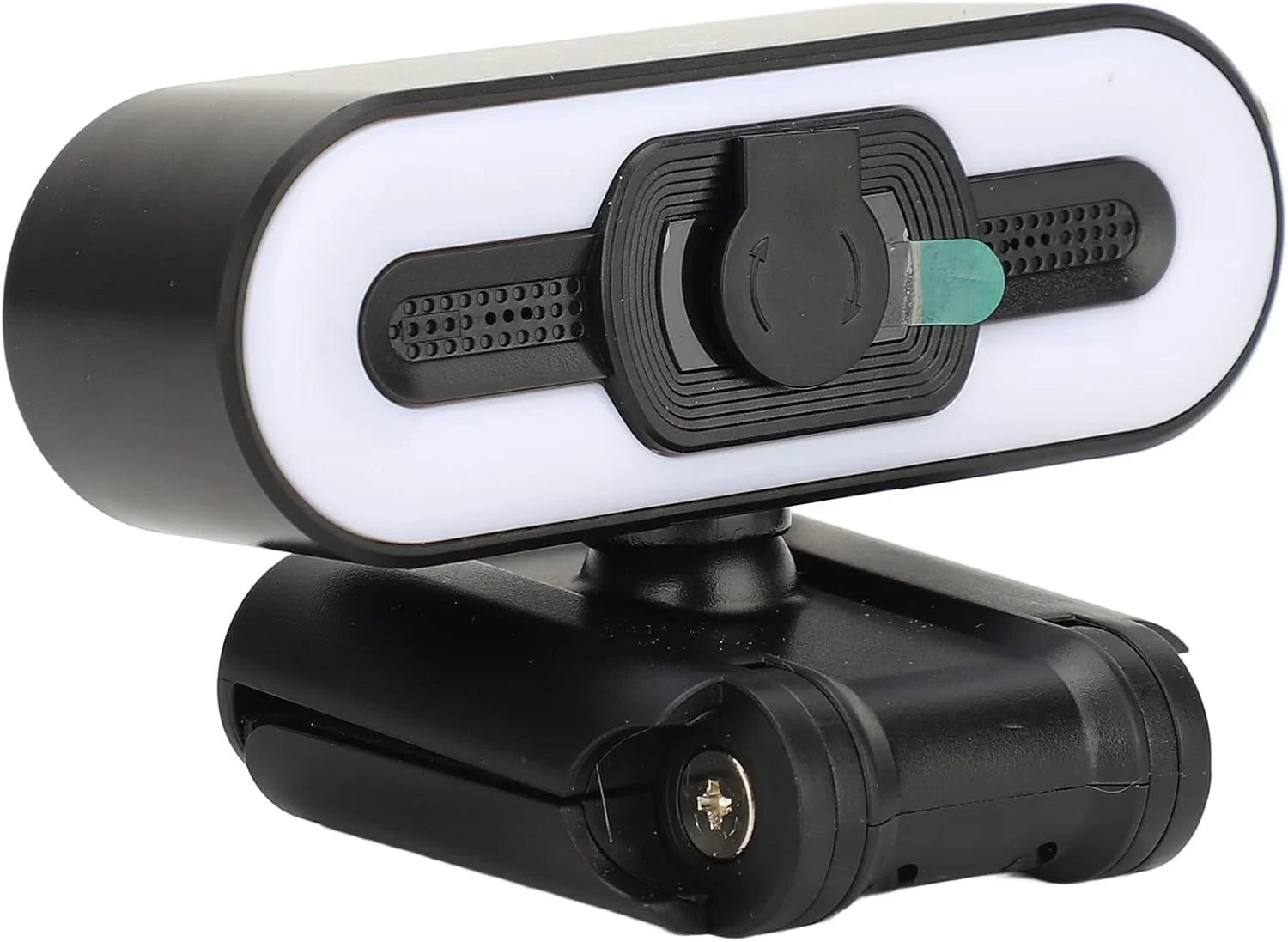 وب کم 4K، وب کم USB با رزولوشن 3840x2140، میکروفون داخلی، نور تکمیلی، دوربین وب کامپیوتر USB برای استریم، آموزش آنلاین، تماس ویدیویی