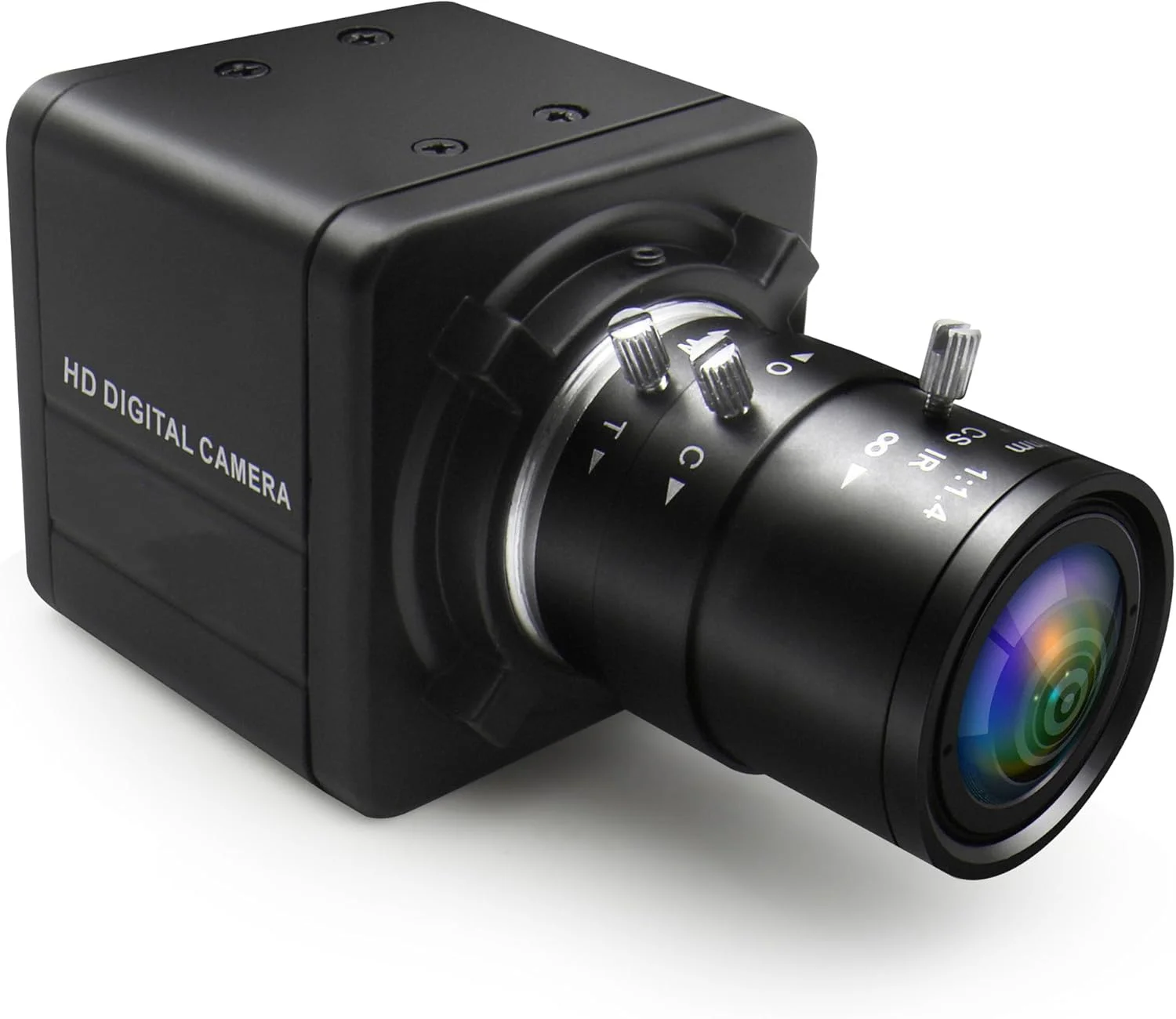 دوربین USB هشت مگاپیکسلی با لنز وریفوکال دستی 2.8-12 میلیمتری، وبکم با زوم اپتیکال 4X و بدنه فلزی، دوربین کامپیوتر USB HD با سنسور IMX179، اتصال آسان، برای ویندوز/لینوکس/مک/اندروید، ربات/پرینتر سه بعدی دوربین USB هشت مگاپیکسلی با لنز وریفوکال دستی 2.8-12 میلیمتری، وبکم با زوم اپتیکال 4X و بدنه فلزی، دوربین کامپیوتر USB HD با سنسور IMX179، اتصال آسان، برای ویندوز/لینوکس/مک/اندروید، ربات/پرینتر سه بعدی