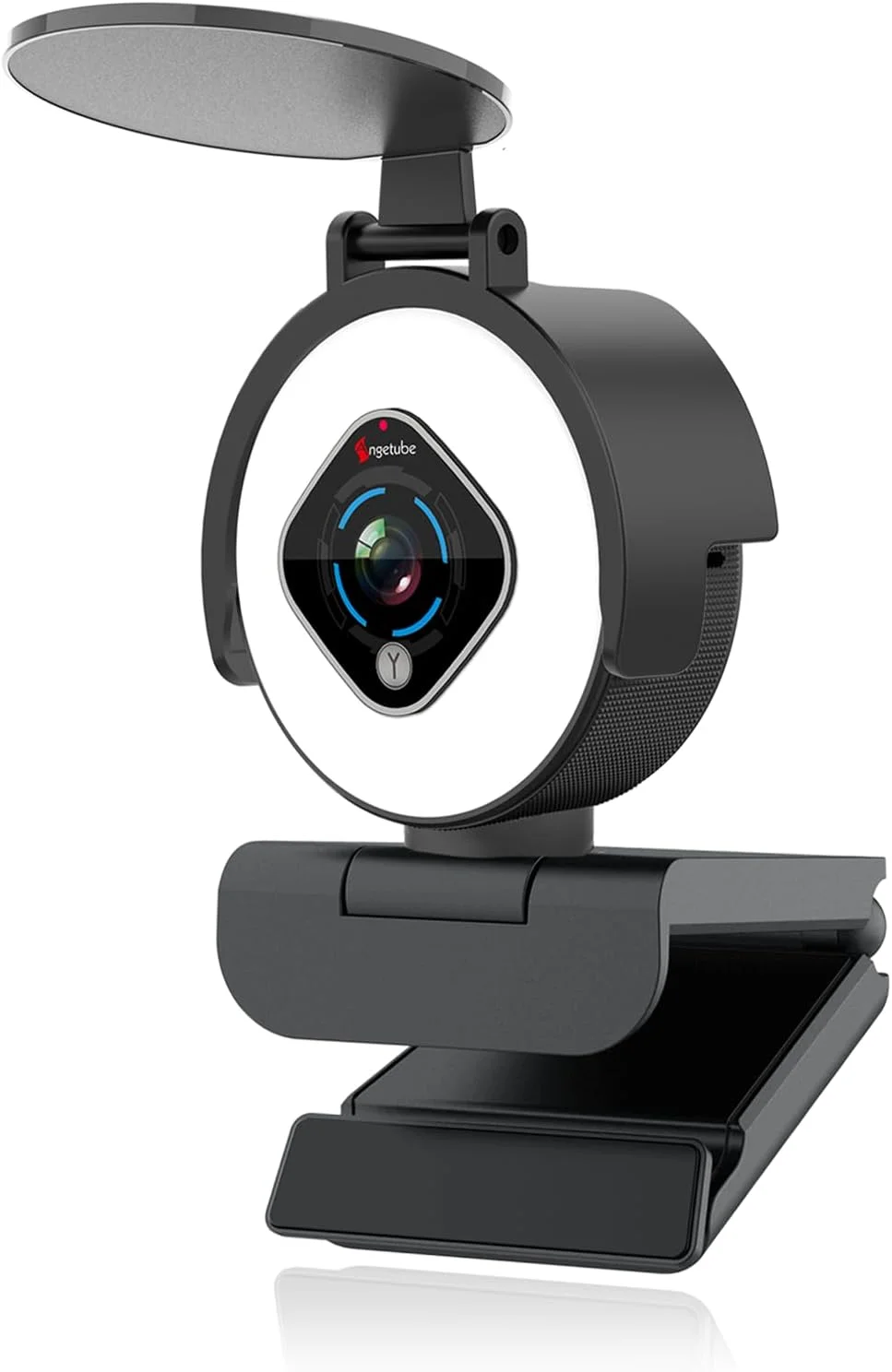 وب کم استریمینگ 1080P Angetube با رینگ لایت، وب کم HD با زوم دیجیتال و فوکوس خودکار برای کامپیوتر، لپ تاپ، مک - وب کم با میکروفون USB برای گیمینگ، ایکس باکس، گوگل میت وب کم استریمینگ 1080P Angetube با رینگ لایت، وب کم HD با زوم دیجیتال و فوکوس خودکار برای کامپیوتر، لپ تاپ، مک - وب کم با میکروفون USB برای گیمینگ، ایکس باکس، گوگل میت