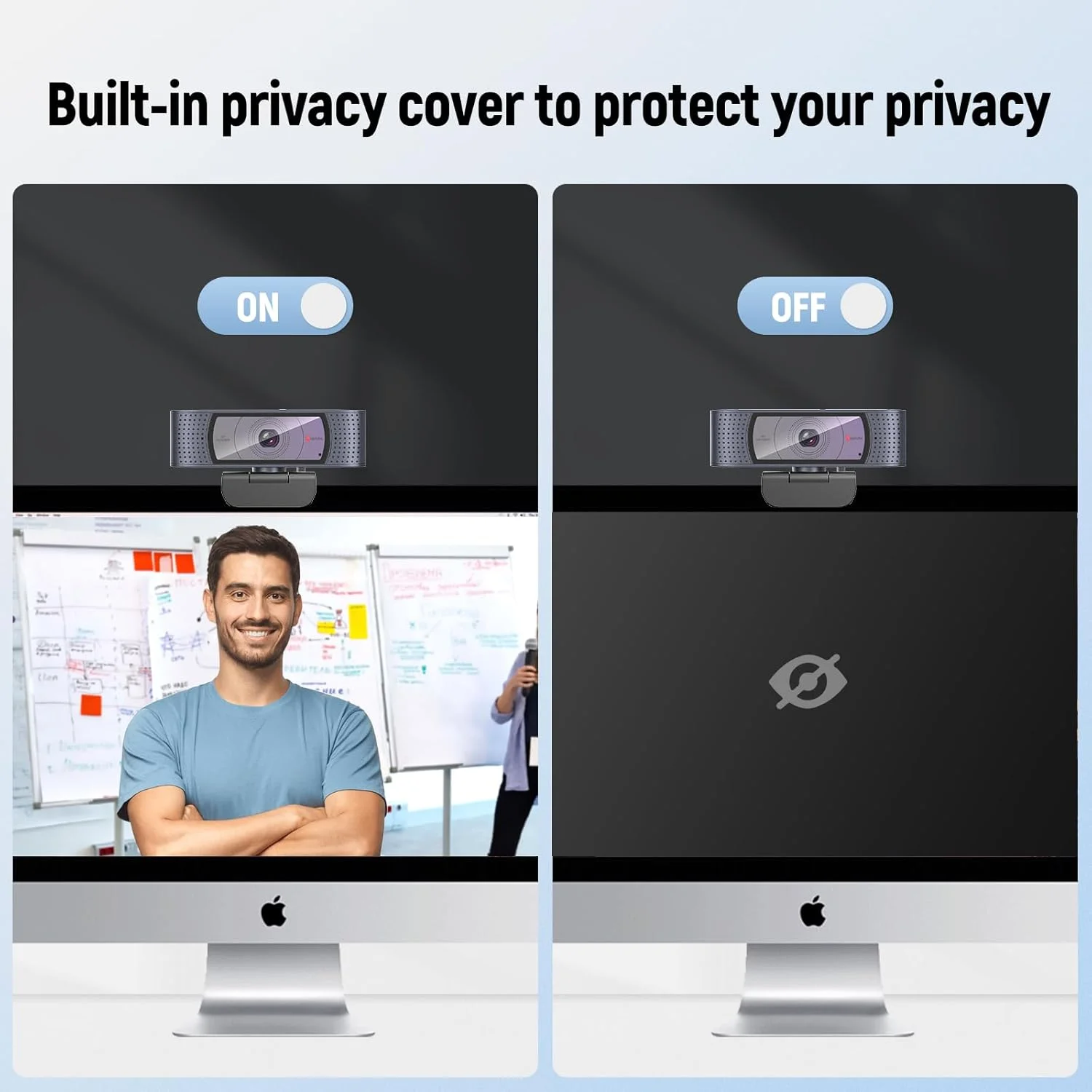 وبکم Angetube با میکروفون - وبکم استریمینگ 1080P Full HD، دوربین کامپیوتر با فوکوس خودکار و میکروفونهای دوگانه کاهش نویز و پوشش محافظ داخلی مناسب برای ویندوز، لینوکس و مک وبکم Angetube با میکروفون - وبکم استریمینگ 1080P Full HD، دوربین کامپیوتر با فوکوس خودکار و میکروفونهای دوگانه کاهش نویز و پوشش محافظ داخلی مناسب برای ویندوز، لینوکس و مک