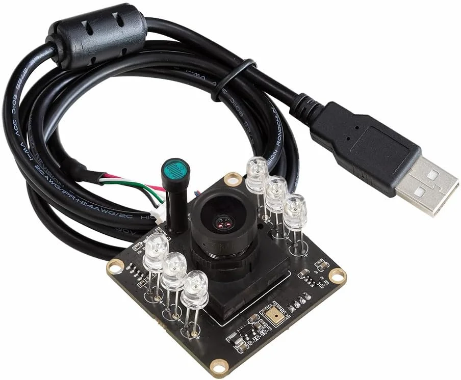 وبکم USB آردوکم 1080P دید در روز و شب برای کامپیوتر، 2 مگاپیکسل با قابلیت تعویض خودکار IR-Cut برای تصویربرداری تمام روز USB 2.0 به همراه LED های مادون قرمز برای ویندوز، لینوکس، اندروید و مک وبکم USB آردوکم 1080P دید در روز و شب برای کامپیوتر، 2 مگاپیکسل با قابلیت تعویض خودکار IR-Cut برای تصویربرداری تمام روز USB 2.0 به همراه LED های مادون قرمز برای ویندوز، لینوکس، اندروید و مک