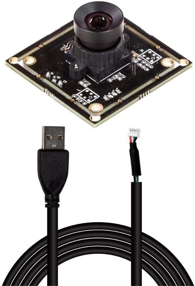 برد دوربین USB رنگی شاتر سراسری 100 فریم بر ثانیه Arducam، ماژول وب کم UVC با لنز M12 با اعوجاج کم و رزولوشن 1 مگاپیکسل بدون میکروفون برد دوربین USB رنگی شاتر سراسری 100 فریم بر ثانیه Arducam، ماژول وب کم UVC با لنز M12 با اعوجاج کم و رزولوشن 1 مگاپیکسل بدون میکروفون