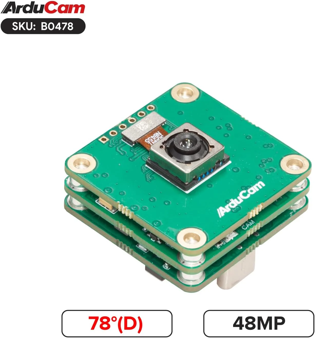 دوربین USB 3.0 آردوکم، ماژول دوربین USB پرسرعت 120 فریم بر ثانیه، وبکم 48 مگاپیکسلی با رزولوشن بالا IMX586 با لنز فوکوس موتوری 78 درجه و بدنه فلزی، سازگار با سیستمعاملهای ویندوز و لینوکس دوربین USB 3.0 آردوکم، ماژول دوربین USB پرسرعت 120 فریم بر ثانیه، وبکم 48 مگاپیکسلی با رزولوشن بالا IMX586 با لنز فوکوس موتوری 78 درجه و بدنه فلزی، سازگار با سیستمعاملهای ویندوز و لینوکس