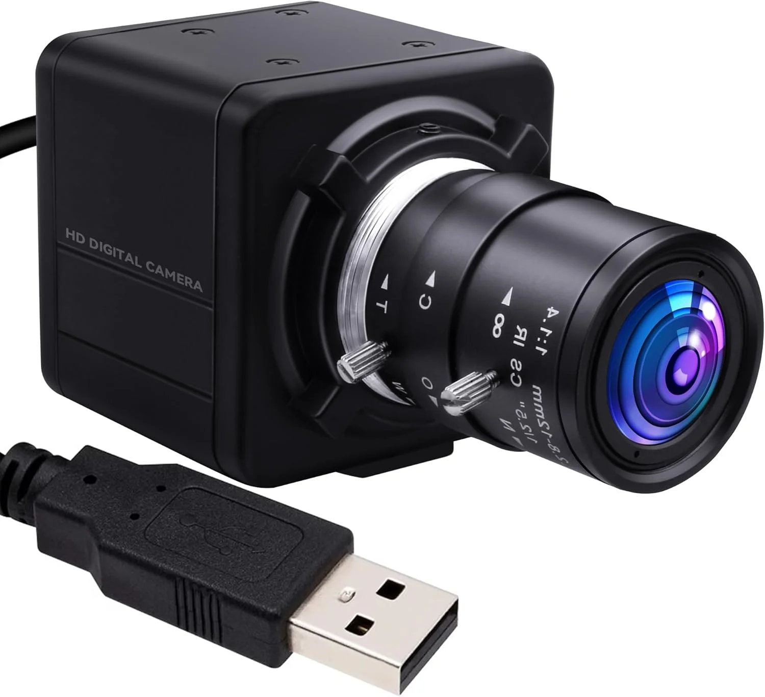 وبکم USB 5 مگاپیکسلی با لنز وریفوکال 2.8-12 میلیمتری با زوم دستی 4X - وبکم کلوزآپ برای آنالیز چرخش گلف دوربین کامپیوتر 1944P با قابلیت اتصال و پخش برای مک، ویندوز، لینوکس و رزبری پای وبکم USB 5 مگاپیکسلی با لنز وریفوکال 2.8-12 میلیمتری با زوم دستی 4X - وبکم کلوزآپ برای آنالیز چرخش گلف دوربین کامپیوتر 1944P با قابلیت اتصال و پخش برای مک، ویندوز، لینوکس و رزبری پای