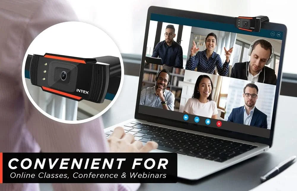 وب کم اینتکس IT WEB CAM 09 برای لپ تاپ و کامپیوتر با میکروفون، دید در شب سه بعدی، گیره پشتی قابل تنظیم، وب کم با اتصال USB سازگار با ویندوز 7/8/10/11، MacOS 12.0، Chrome OS 96.0.4664 یا بالاتر وب کم اینتکس IT WEB CAM 09 برای لپ تاپ و کامپیوتر با میکروفون، دید در شب سه بعدی، گیره پشتی قابل تنظیم، وب کم با اتصال USB سازگار با ویندوز 7/8/10/11، MacOS 12.0، Chrome OS 96.0.4664 یا بالاتر