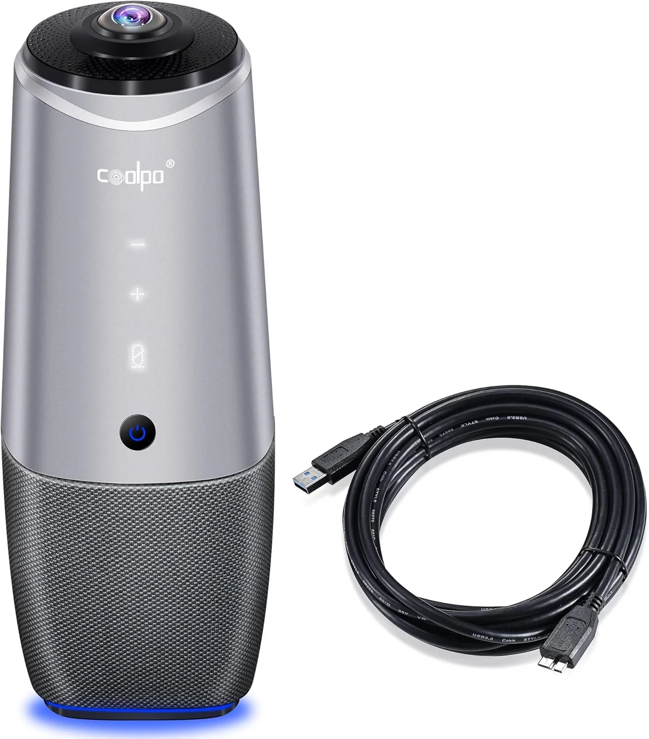 وب کم COOLPO، دوربین کنفرانس ویدیویی 360 درجه، دوربین اتاق کنفرانس 4K همه کاره با بلندگو و میکروفون، دوربین اتاق جلسه، ردیابی بلندگوی هوش مصنوعی و حذف نویز، Teams، کابل 3 متری PANA وب کم COOLPO، دوربین کنفرانس ویدیویی 360 درجه، دوربین اتاق کنفرانس 4K همه کاره با بلندگو و میکروفون، دوربین اتاق جلسه، ردیابی بلندگوی هوش مصنوعی و حذف نویز، Teams، کابل 3 متری PANA