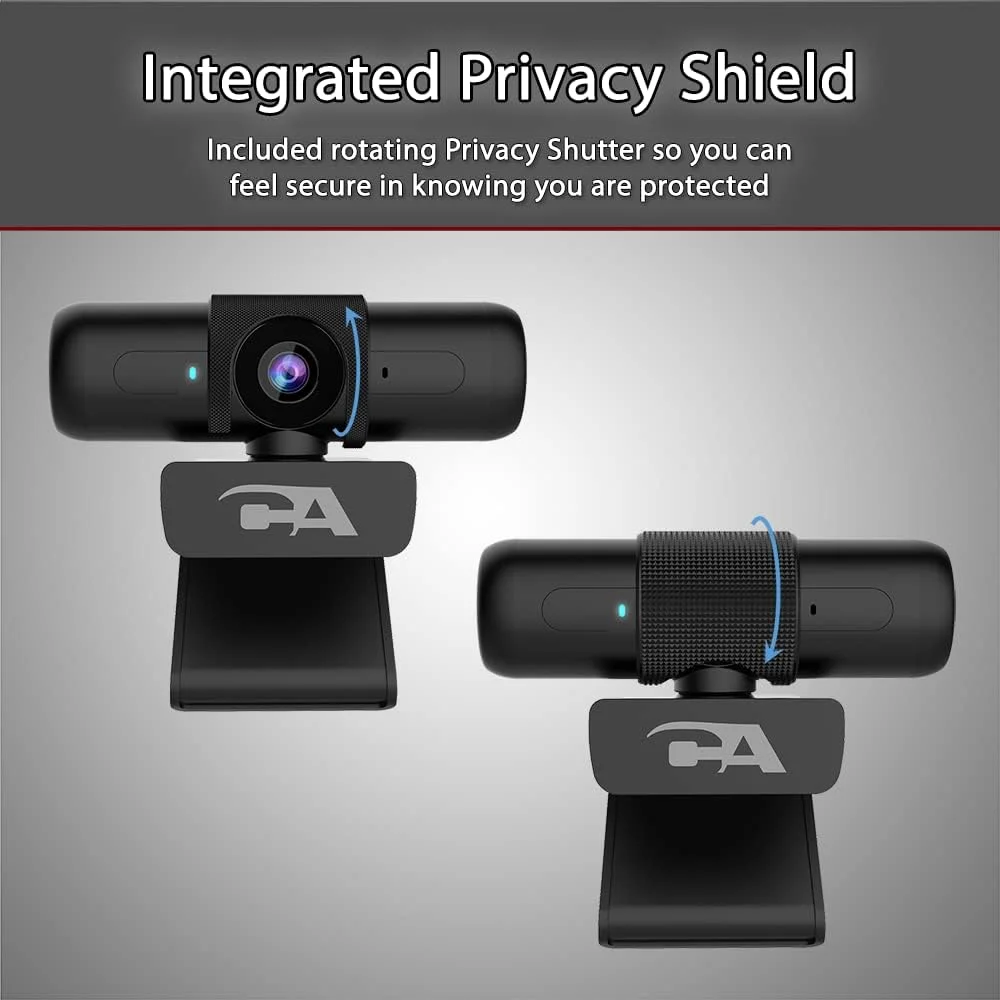 وب کم سایبر آکوستیکس CA Essential 1080HD-AF - وب کم USB با میکروفون برای رایانه های رومیزی یا نوت بوک، وب کم 1080p، فوکوس خودکار HD و تصحیح نور، میکروفون همه جهته (WC-2000) وب کم سایبر آکوستیکس CA Essential 1080HD-AF - وب کم USB با میکروفون برای رایانه های رومیزی یا نوت بوک، وب کم 1080p، فوکوس خودکار HD و تصحیح نور، میکروفون همه جهته (WC-2000)