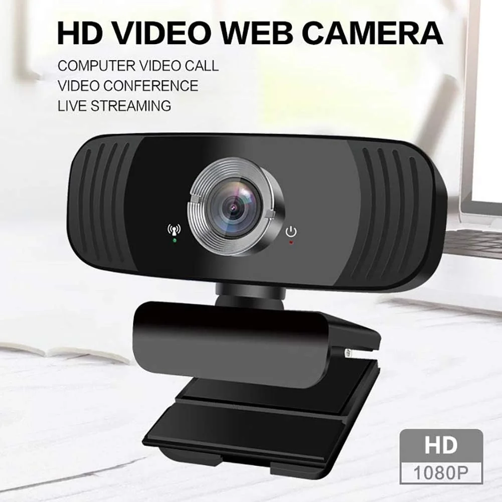 وبکم کامپیوتر USB با کیفیت بالا 1080p با میکروفون، مناسب استریمینگ حرفهای برای ضبط، تماس، جلسات و بازی وبکم کامپیوتر USB با کیفیت بالا 1080p با میکروفون، مناسب استریمینگ حرفهای برای ضبط، تماس، جلسات و بازی