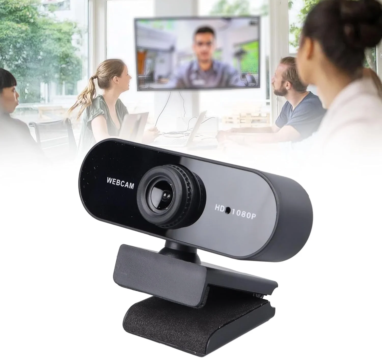 وب کم HD 1080p Denash، برای ضبط ویدیو، کنفرانس و استریمینگ، با میکروفون داخلی وب کم HD 1080p Denash، برای ضبط ویدیو، کنفرانس و استریمینگ، با میکروفون داخلی