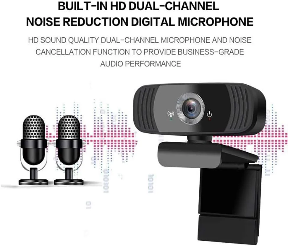 وبکم کامپیوتر USB با کیفیت بالا 1080p با میکروفون، مناسب استریمینگ حرفهای برای ضبط، تماس، جلسات و بازی وبکم کامپیوتر USB با کیفیت بالا 1080p با میکروفون، مناسب استریمینگ حرفهای برای ضبط، تماس، جلسات و بازی