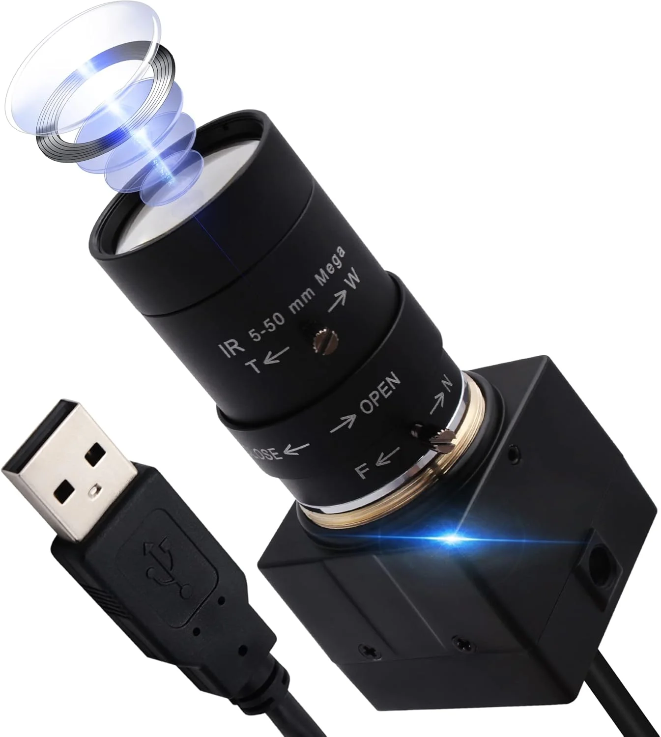 وبکم 4K ELP با کیفیت الترا اچ دی 2160P، دوربین USB با لنز فوکوس دستی اپتیکال 10x میلیمتری 5-50، سنسور IMX415، دوربین زوم USB برای کنفرانس ویدئویی، وبکم USB با قابلیت اتصال و پخش آسان برای ویندوز، لینوکس، مک، رزبری پای وبکم 4K ELP با کیفیت الترا اچ دی 2160P، دوربین USB با لنز فوکوس دستی اپتیکال 10x میلیمتری 5-50، سنسور IMX415، دوربین زوم USB برای کنفرانس ویدئویی، وبکم USB با قابلیت اتصال و پخش آسان برای ویندوز، لینوکس، مک، رزبری پای
