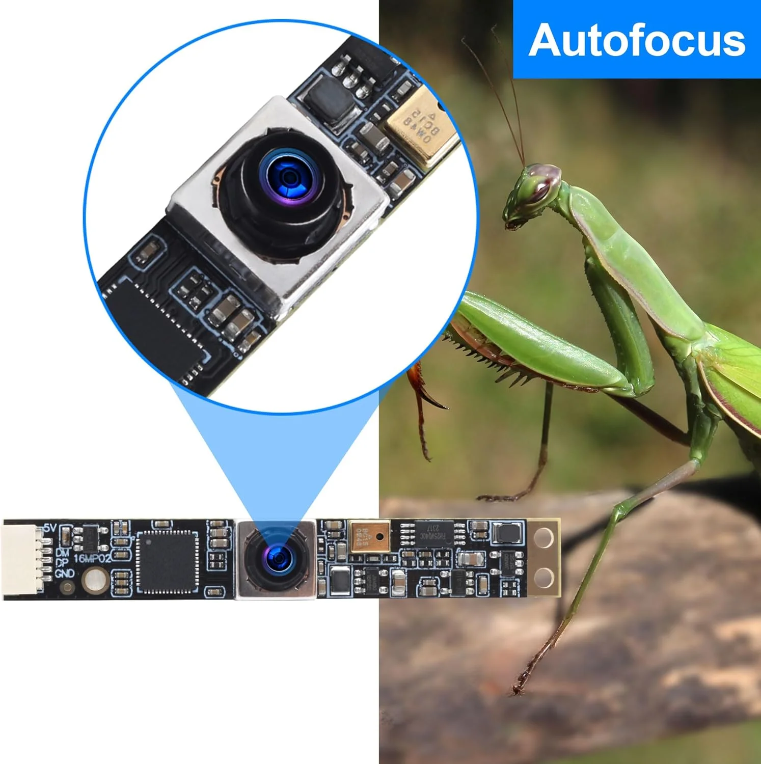 ماژول دوربین USB با فوکوس خودکار 16 مگاپیکسلی ELP با میکروفون، لنز زاویه باز 100 درجه بدون اعوجاج، دوربین وب کم مینی جاسازی شده USB2.0 برای ردیابی چشم و تشخیص چهره ماژول دوربین USB با فوکوس خودکار 16 مگاپیکسلی ELP با میکروفون، لنز زاویه باز 100 درجه بدون اعوجاج، دوربین وب کم مینی جاسازی شده USB2.0 برای ردیابی چشم و تشخیص چهره