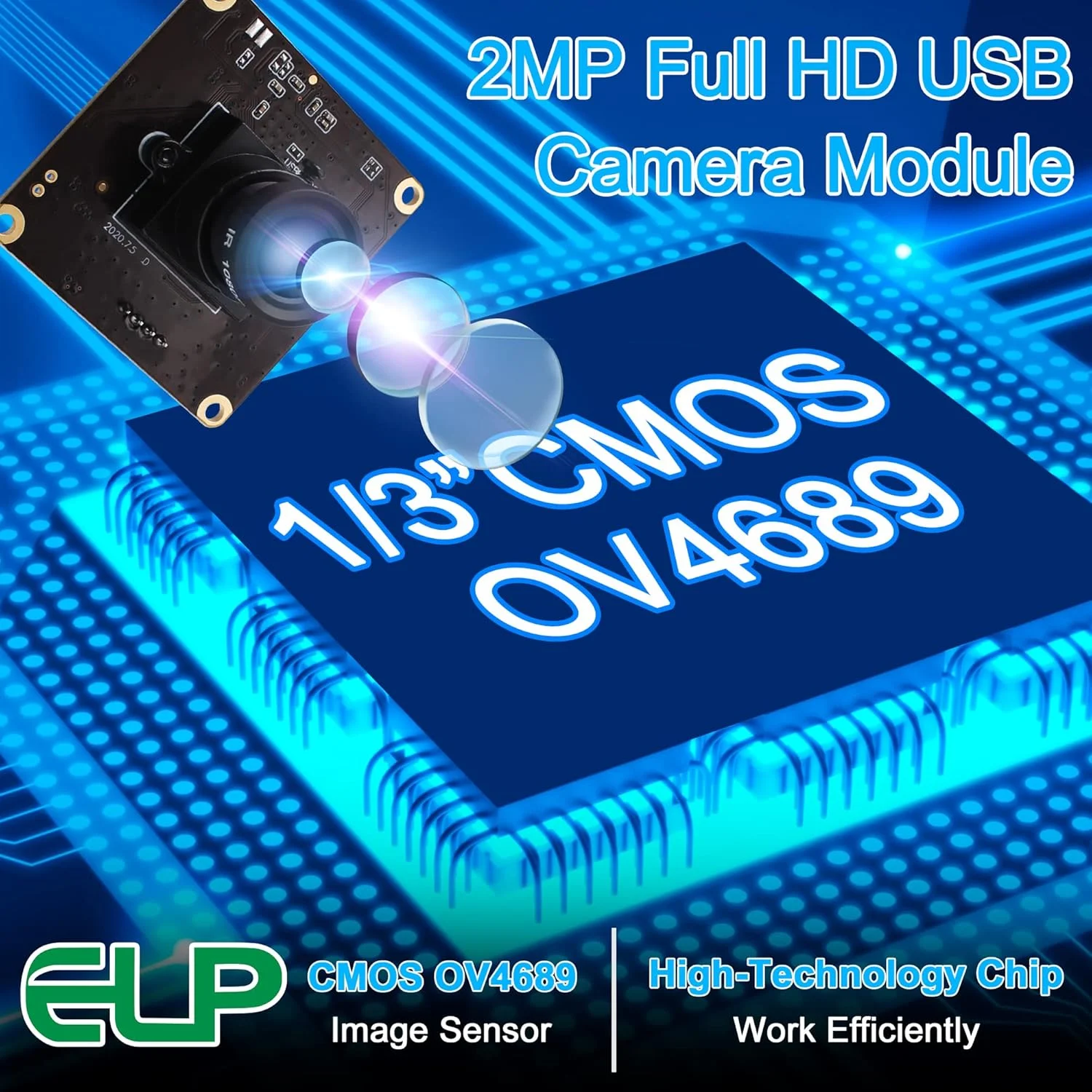 ماژول دوربین USB با سرعت بالا ELP 2MP برای کامپیوتر - وب کم مینی UVC USB2.0 با کیفیت 1080P CMOS OV4689 دوربین صنعتی مداربسته ویدیویی برای لپ تاپ - نرخ فریم بالا 260fps 120fps 60fps ماژول دوربین USB با سرعت بالا ELP 2MP برای کامپیوتر - وب کم مینی UVC USB2.0 با کیفیت 1080P CMOS OV4689 دوربین صنعتی مداربسته ویدیویی برای لپ تاپ - نرخ فریم بالا 260fps 120fps 60fps
