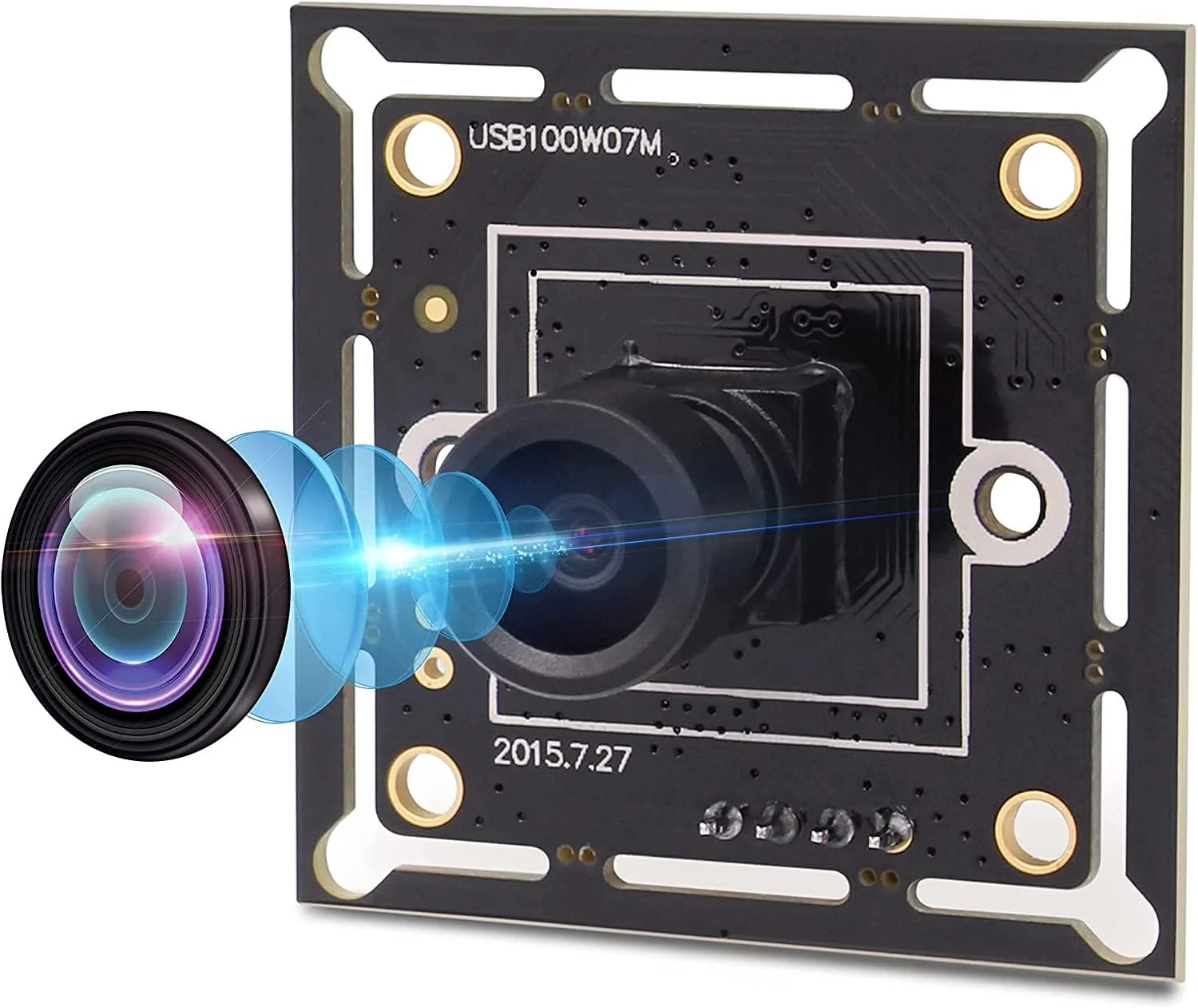 وب کم ELP HD USB 720p ماژول دوربین زاویه باز لینوکس/ویندوز با لنز 100 درجه M7 وب کم ELP HD USB 720p ماژول دوربین زاویه باز لینوکس/ویندوز با لنز 100 درجه M7