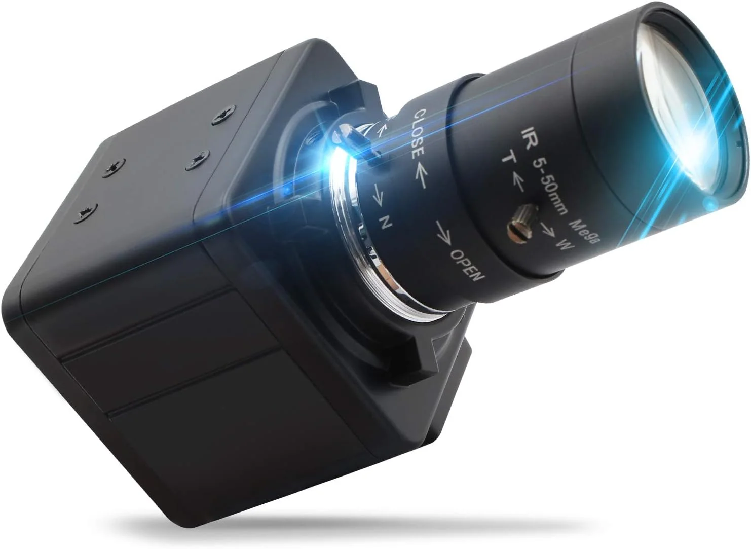 وب‌کم 8 مگاپیکسلی با لنز وریفوکال 5-50 میلی‌متری، دوربین صنعتی USB برای فضای داخلی و خارجی Super HD 3264X2448، وب‌کم USB برای لینوکس، ویندوز، اندروید، پشتیبانی از Plug&Play OTG