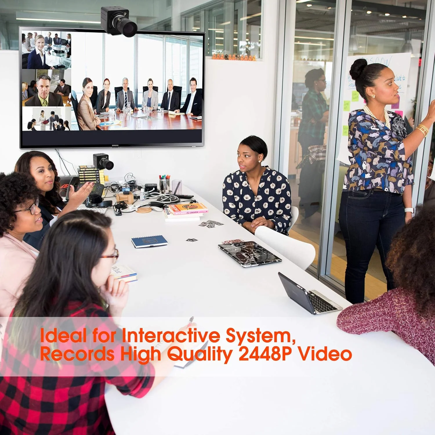 وب‌کم 8 مگاپیکسلی با لنز وریفوکال 5-50 میلی‌متری، دوربین صنعتی USB برای فضای داخلی و خارجی Super HD 3264X2448، وب‌کم USB برای لینوکس، ویندوز، اندروید، پشتیبانی از Plug&Play OTG