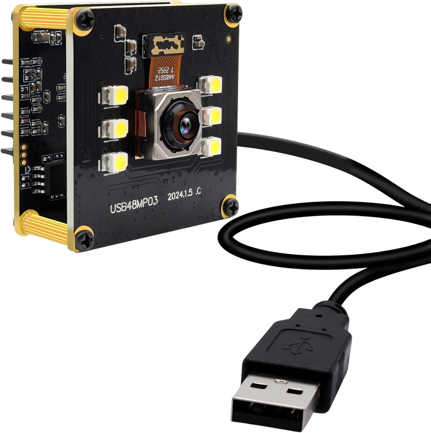 دوربین USB با کیفیت 48 مگاپیکسل و رزولوشن 8K، دارای فوکوس خودکار سریع، لنز بدون اعوجاج، 6 عدد LED سفید، مناسب برای کامپیوتر، اتصال آسان، مناسب برای بازرسی صنعتی و اسکن اسناد دوربین USB با کیفیت 48 مگاپیکسل و رزولوشن 8K، دارای فوکوس خودکار سریع، لنز بدون اعوجاج، 6 عدد LED سفید، مناسب برای کامپیوتر، اتصال آسان، مناسب برای بازرسی صنعتی و اسکن اسناد