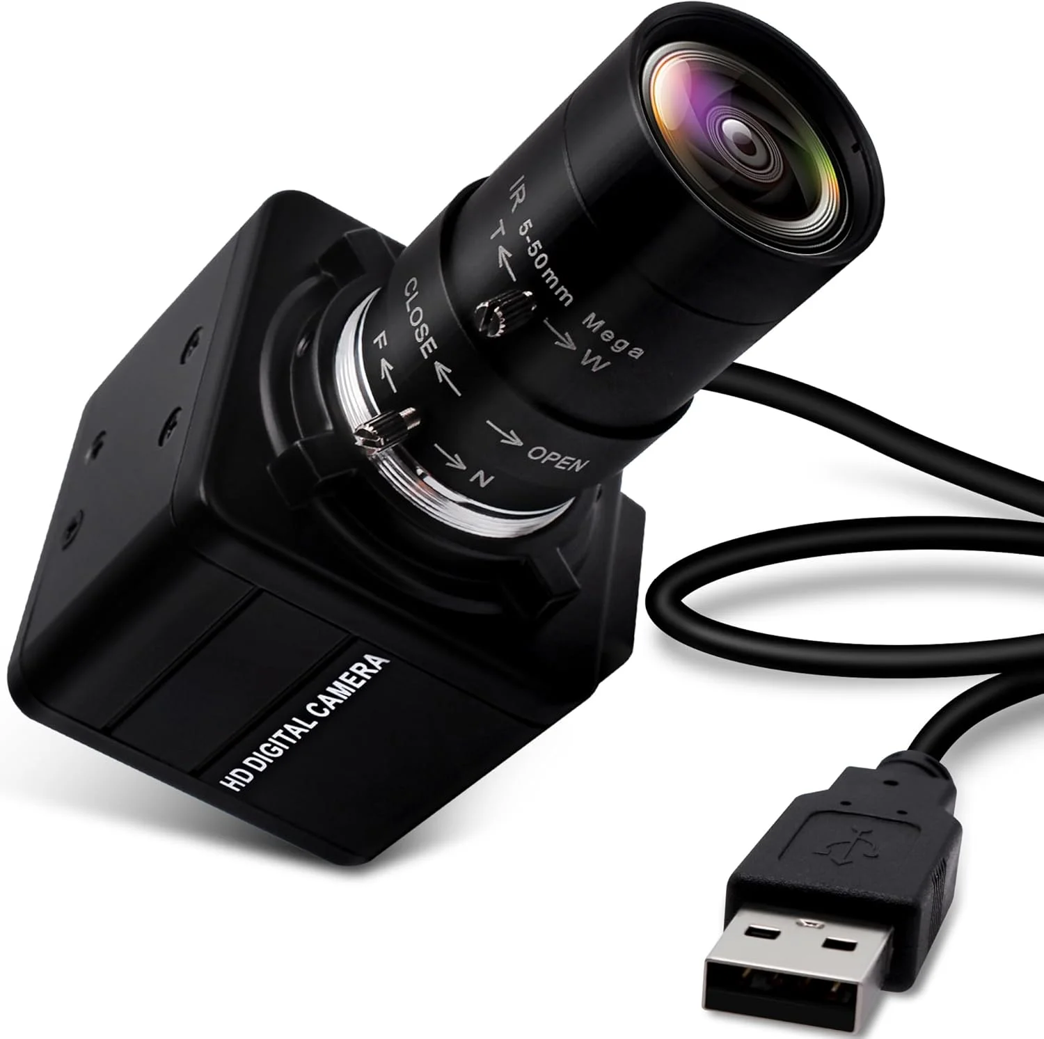 دوربین USB 4K Ultra HD با لنز دستی زوم 5-50 میلیمتری، دوربین USB 2160P با حسگر IMX317، وبکم USB با قابلیت بزرگنمایی 10X، پشتیبانی از ویندوز/لینوکس/رسپبری پای دوربین USB 4K Ultra HD با لنز دستی زوم 5-50 میلیمتری، دوربین USB 2160P با حسگر IMX317، وبکم USB با قابلیت بزرگنمایی 10X، پشتیبانی از ویندوز/لینوکس/رسپبری پای