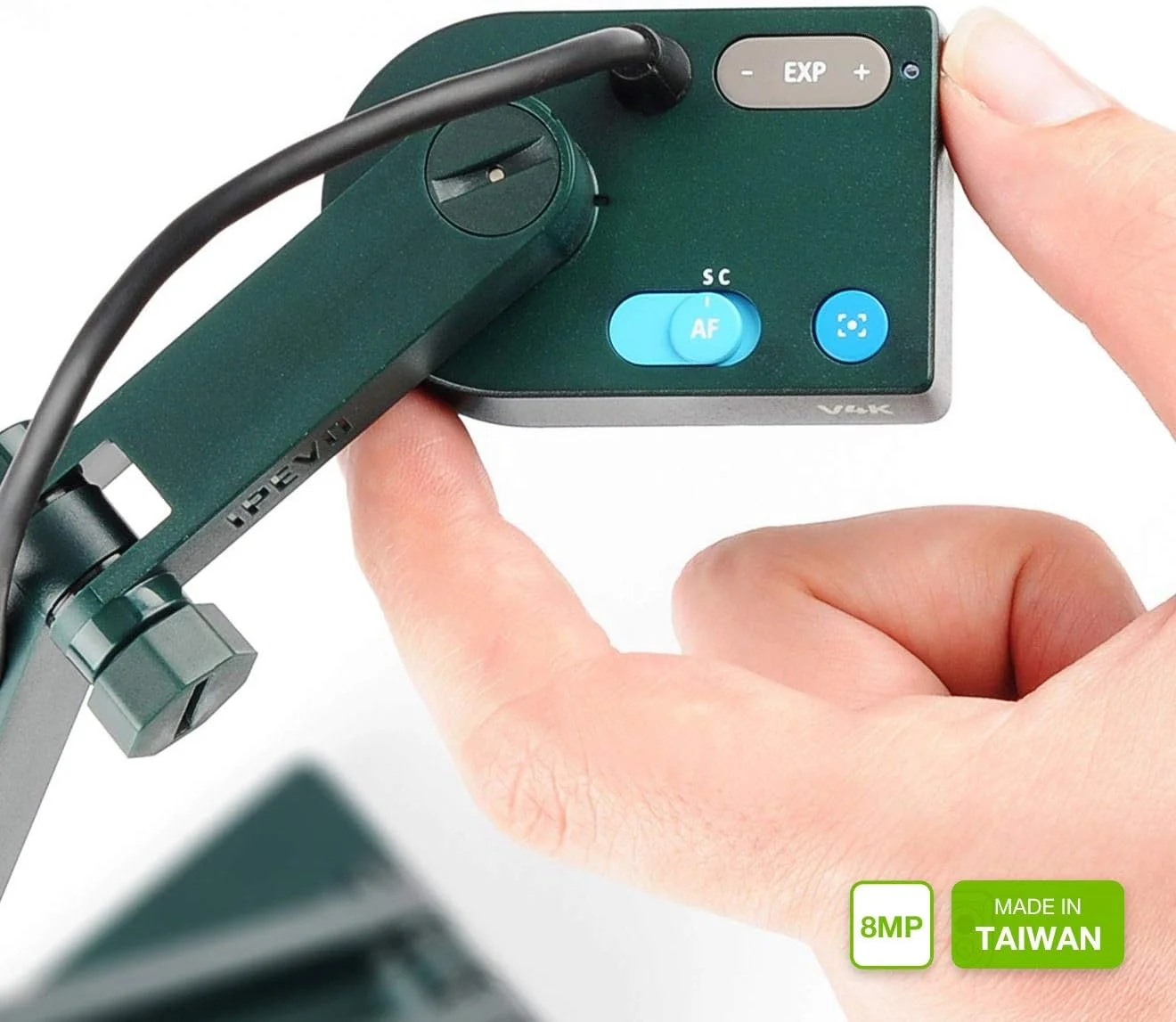 دوربین اسناد USB با کیفیت فوق العاده بالا 8 مگاپیکسلی IPEVO V4K - سازگار با سیستم عامل های Mac OS، Windows، Chromebook، Zoom، Microsoft Teams، OBS برای نمایش زنده، کنفرانس های وب و آموزش از راه دور دوربین اسناد USB با کیفیت فوق العاده بالا 8 مگاپیکسلی IPEVO V4K - سازگار با سیستم عامل های Mac OS، Windows، Chromebook، Zoom، Microsoft Teams، OBS برای نمایش زنده، کنفرانس های وب و آموزش از راه دور