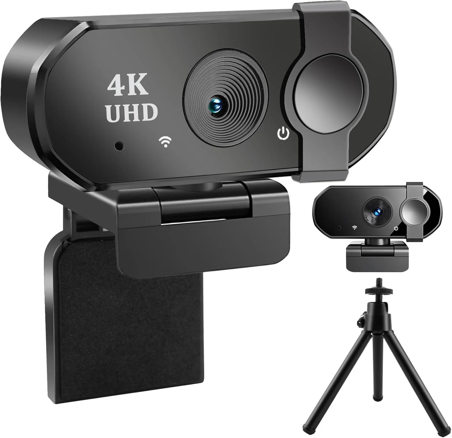 وب کم 4K برای کامپیوتر، دوربین کنفرانس KUTONTECH UHD با فوکوس خودکار برتر و میکروفون داخلی به همراه پایه مثلثی، وب کم USB با زاویه دید عریض 120 درجه به همراه پوشش حریم خصوصی، سازگار با Zoom/Teams/Livestreams و غیره. وب کم 4K برای کامپیوتر، دوربین کنفرانس KUTONTECH UHD با فوکوس خودکار برتر و میکروفون داخلی به همراه پایه مثلثی، وب کم USB با زاویه دید عریض 120 درجه به همراه پوشش حریم خصوصی، سازگار با Zoom/Teams/Livestreams و غیره.