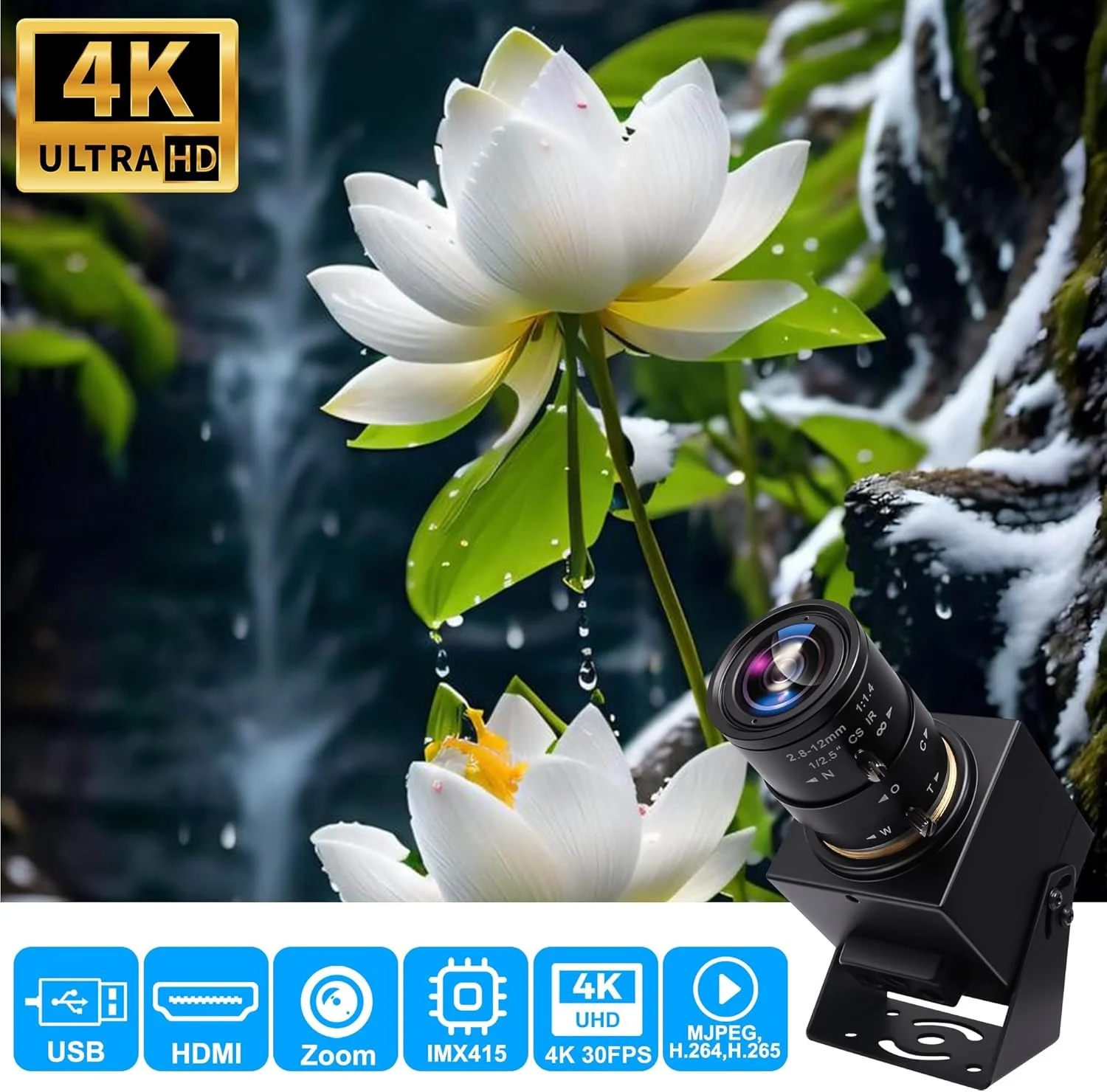 وبکم USB مدل SVPRO با کیفیت 1080P Full HD، دوربین صنعتی 2 مگاپیکسلی با لنز وریفوکال 2.8-12 میلیمتری با فوکوس دستی، 100 فریم بر ثانیه/60 فریم بر ثانیه/30 فریم بر ثانیه برای ویندوز، مک، لینوکس، اندروید وبکم USB مدل SVPRO با کیفیت 1080P Full HD، دوربین صنعتی 2 مگاپیکسلی با لنز وریفوکال 2.8-12 میلیمتری با فوکوس دستی، 100 فریم بر ثانیه/60 فریم بر ثانیه/30 فریم بر ثانیه برای ویندوز، مک، لینوکس، اندروید