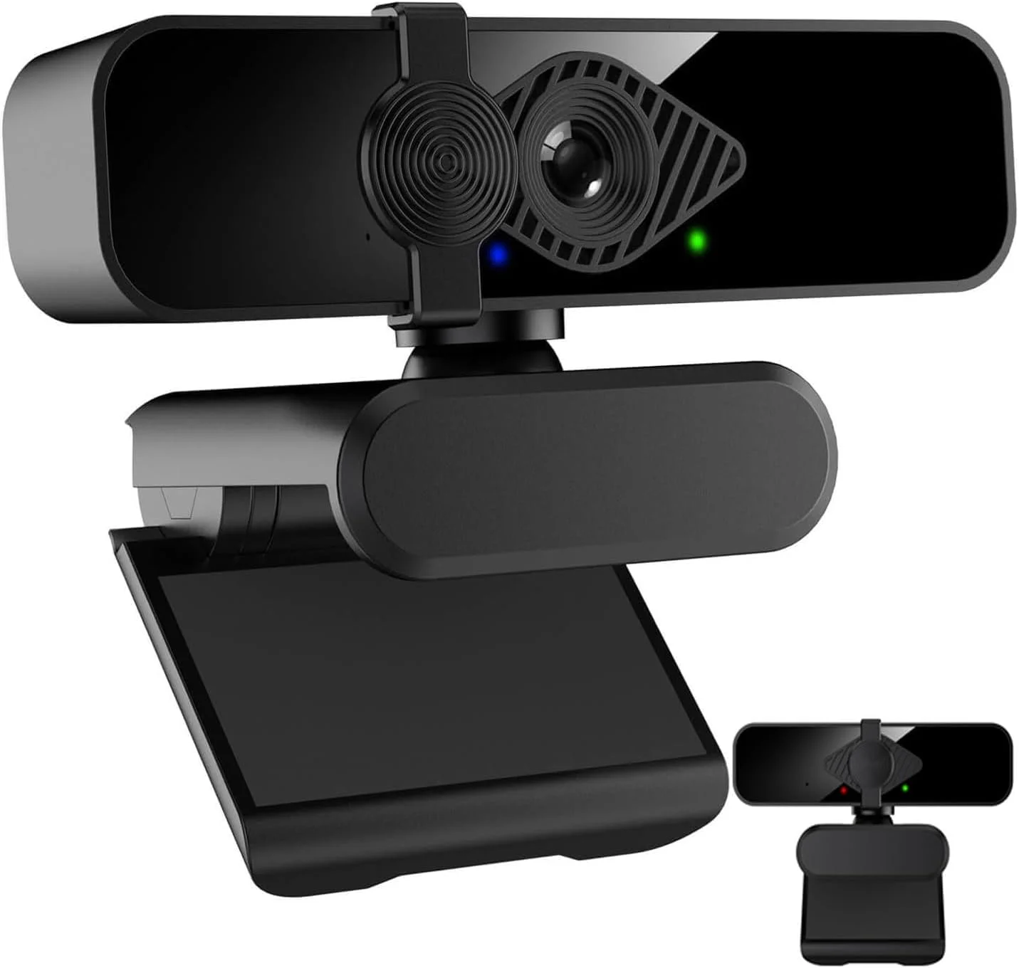 وب کم Makerstep برای کامپیوتر، وب کم USB با کیفیت HD 2K 1080P/30fps با میکروفون، دوربین کامپیوتر با زاویه دید 120 درجه، چرخشی، برای پخش زنده، تماس ویدیویی، تحصیل و کنفرانس ها وب کم Makerstep برای کامپیوتر، وب کم USB با کیفیت HD 2K 1080P/30fps با میکروفون، دوربین کامپیوتر با زاویه دید 120 درجه، چرخشی، برای پخش زنده، تماس ویدیویی، تحصیل و کنفرانس ها