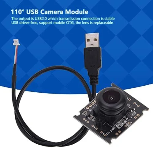 ماژول دوربین USB سوبو 3 مگاپیکسل، برد وب کم 2048 x 1536 با سرعت 15 فریم در ثانیه و زاویه دید 110 درجه، پشتیبانی از OTG موبایل، سیستم عامل های ویندوز و اندروید